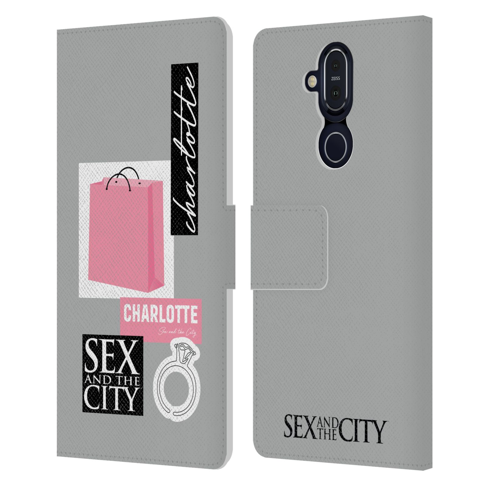 SEX AND THE CITY: TV SERIES CHARACTERS LEATHER BOOK CASE FOR MICROSOFT PHONES - Picture 16 of 18