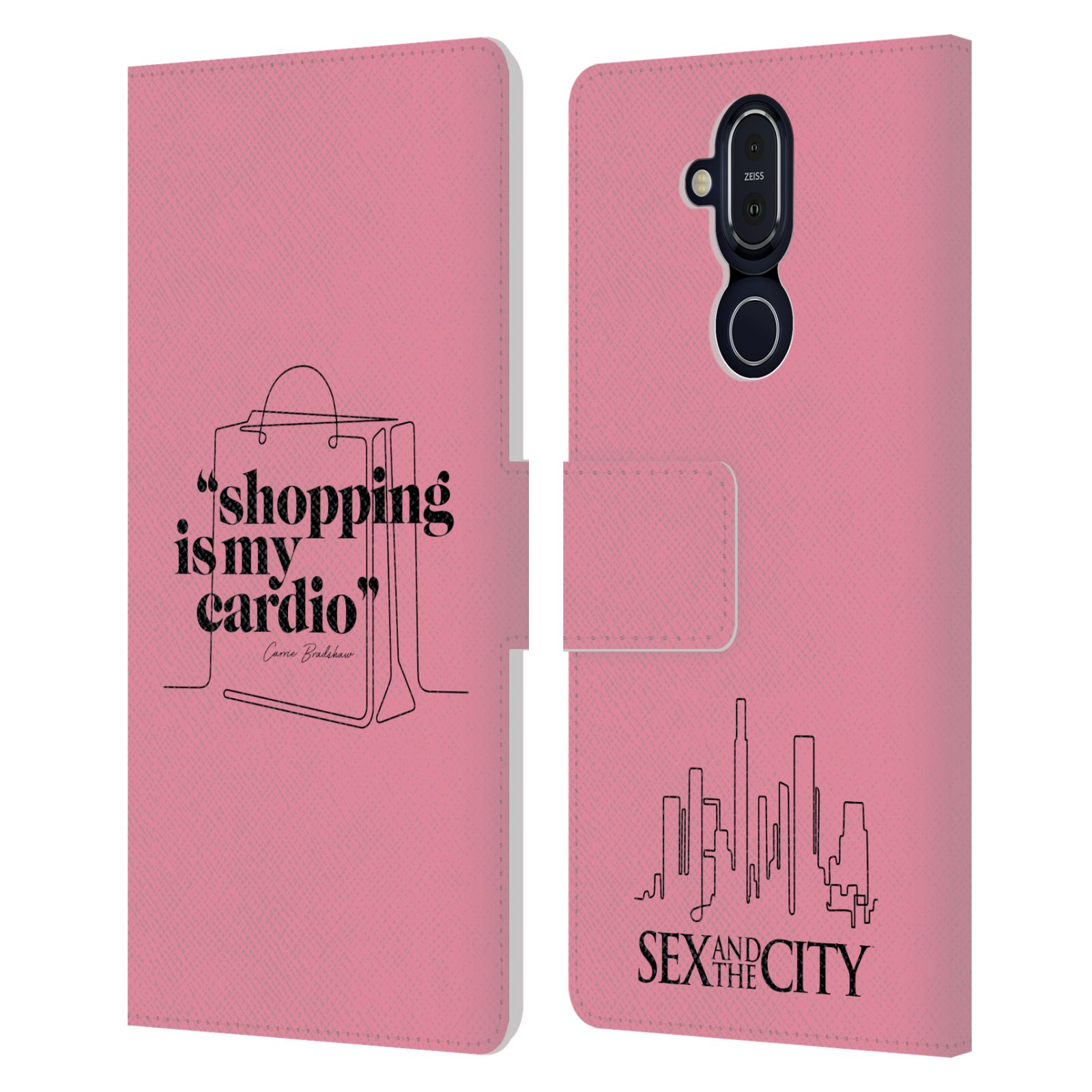 SEX AND THE CITY: TV SERIES CHARACTERS LEATHER BOOK CASE FOR MICROSOFT PHONES - Picture 17 of 18