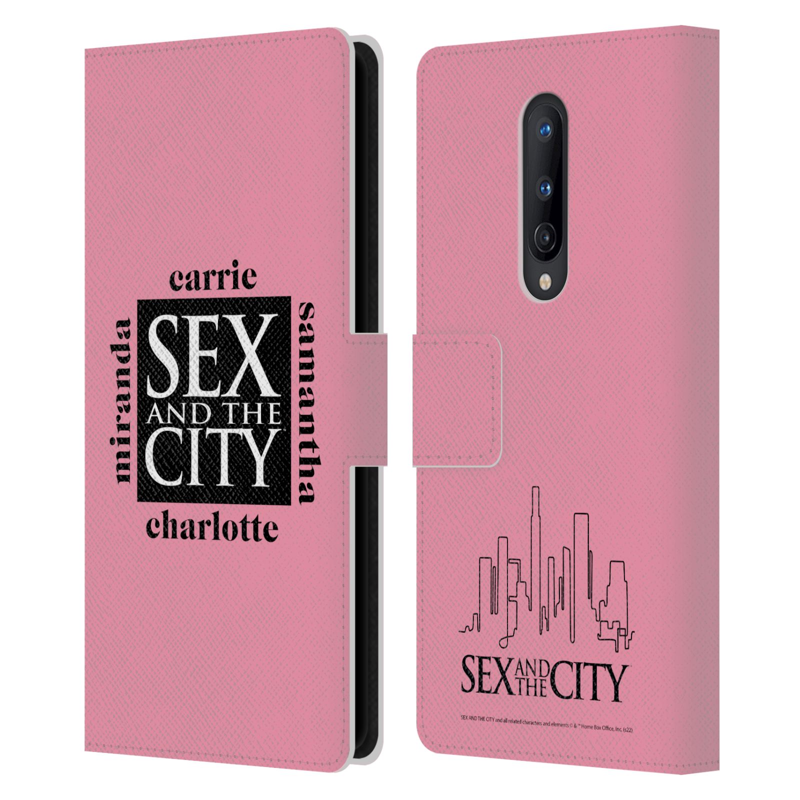 SEX AND THE CITY: TELEVISION SERIES GRAPHICS LEATHER BOOK CASE ONEPLUS PHONES - Picture 7 of 14
