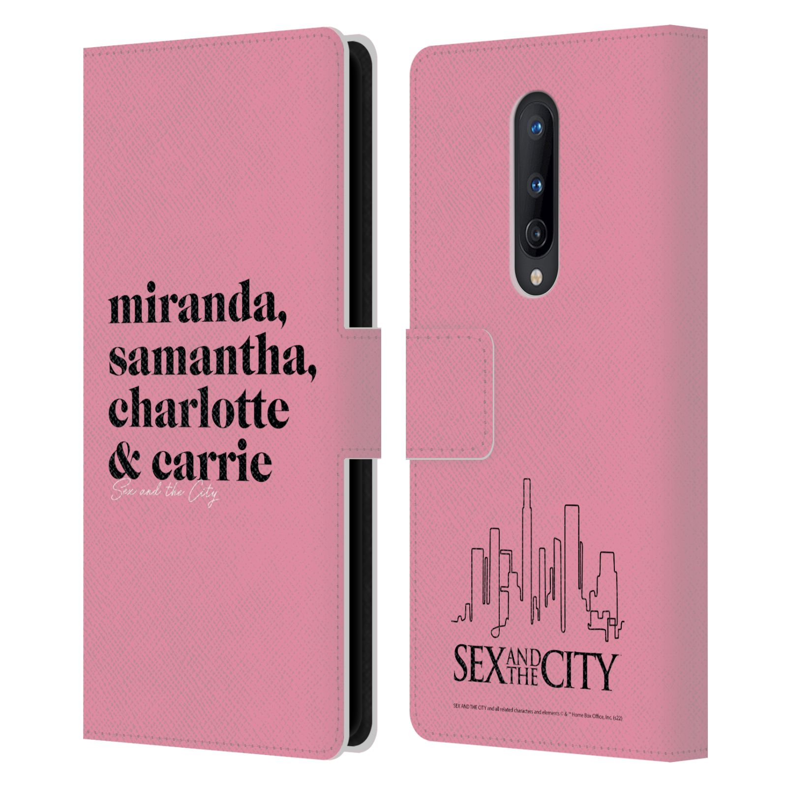 SEX AND THE CITY: TELEVISION SERIES GRAPHICS LEATHER BOOK CASE ONEPLUS PHONES - Picture 8 of 14