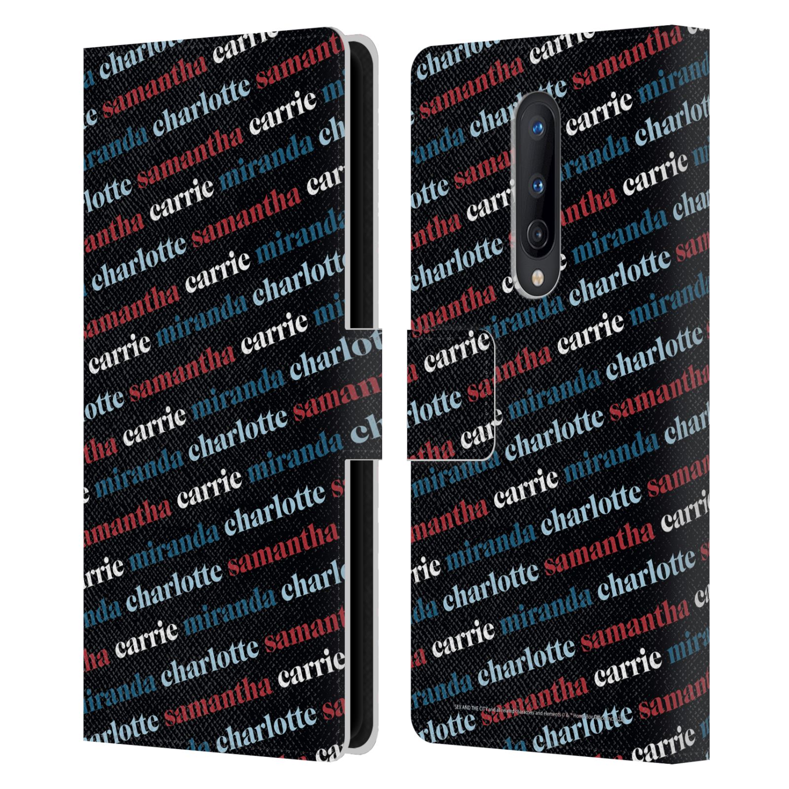 SEX AND THE CITY: TELEVISION SERIES GRAPHICS LEATHER BOOK CASE ONEPLUS PHONES - Picture 12 of 14