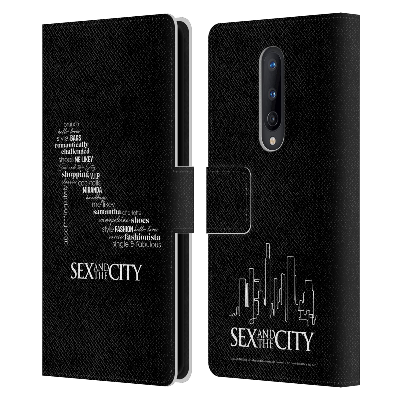 SEX AND THE CITY: TELEVISION SERIES GRAPHICS LEATHER BOOK CASE ONEPLUS PHONES - Picture 14 of 14