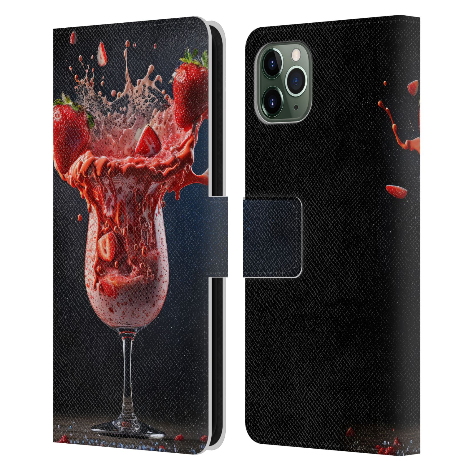 OFFICIEL SPACESCAPES COCKTAILS ÉTUI COQUE EN CUIR POUR APPLE iPHONE TÉLÉPHONES - Photo 8 sur 19