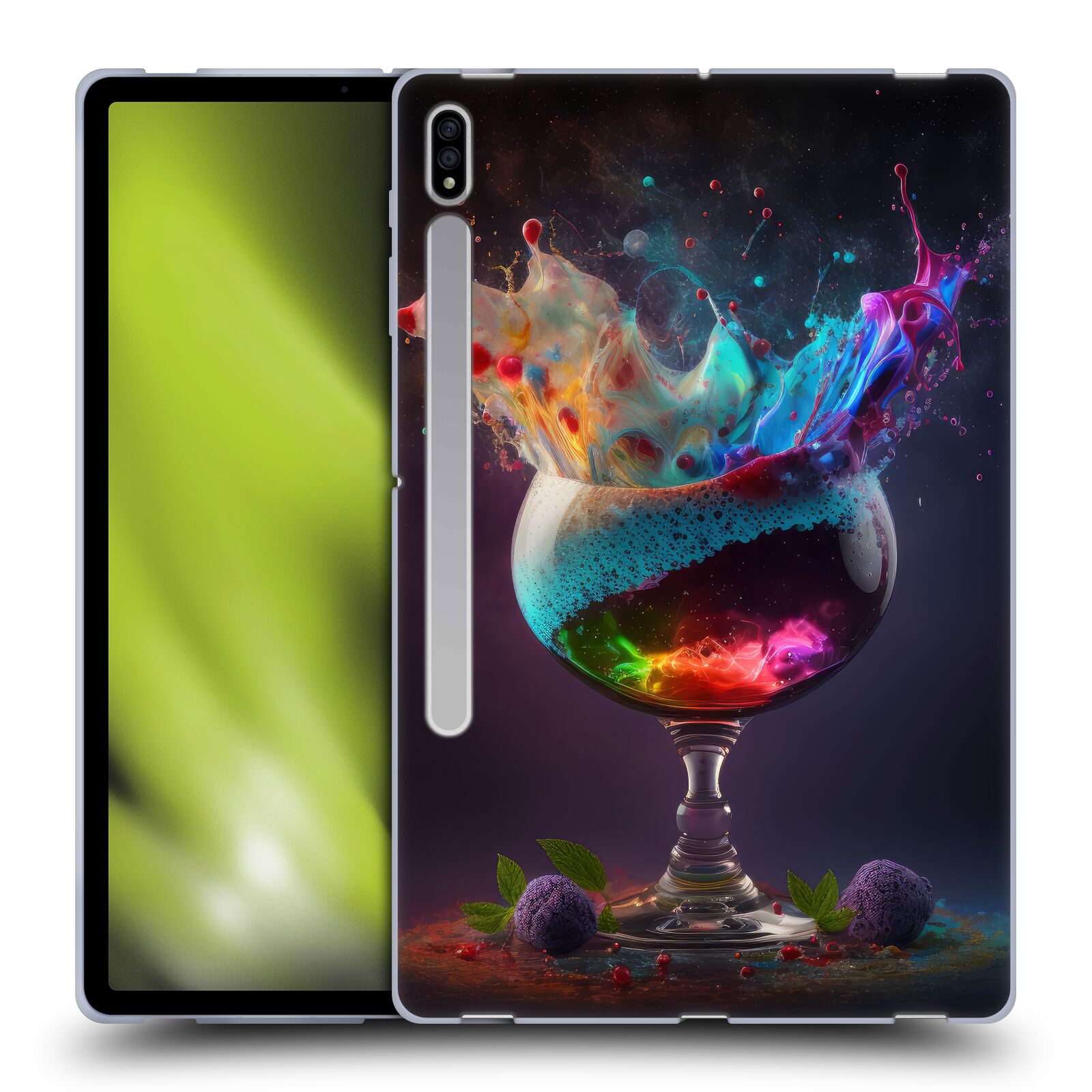 OFFICIAL SPACESCAPES COCKTAILS SOFT GEL CASE FOR SAMSUNG TABLETS 1 - Picture 22 of 22