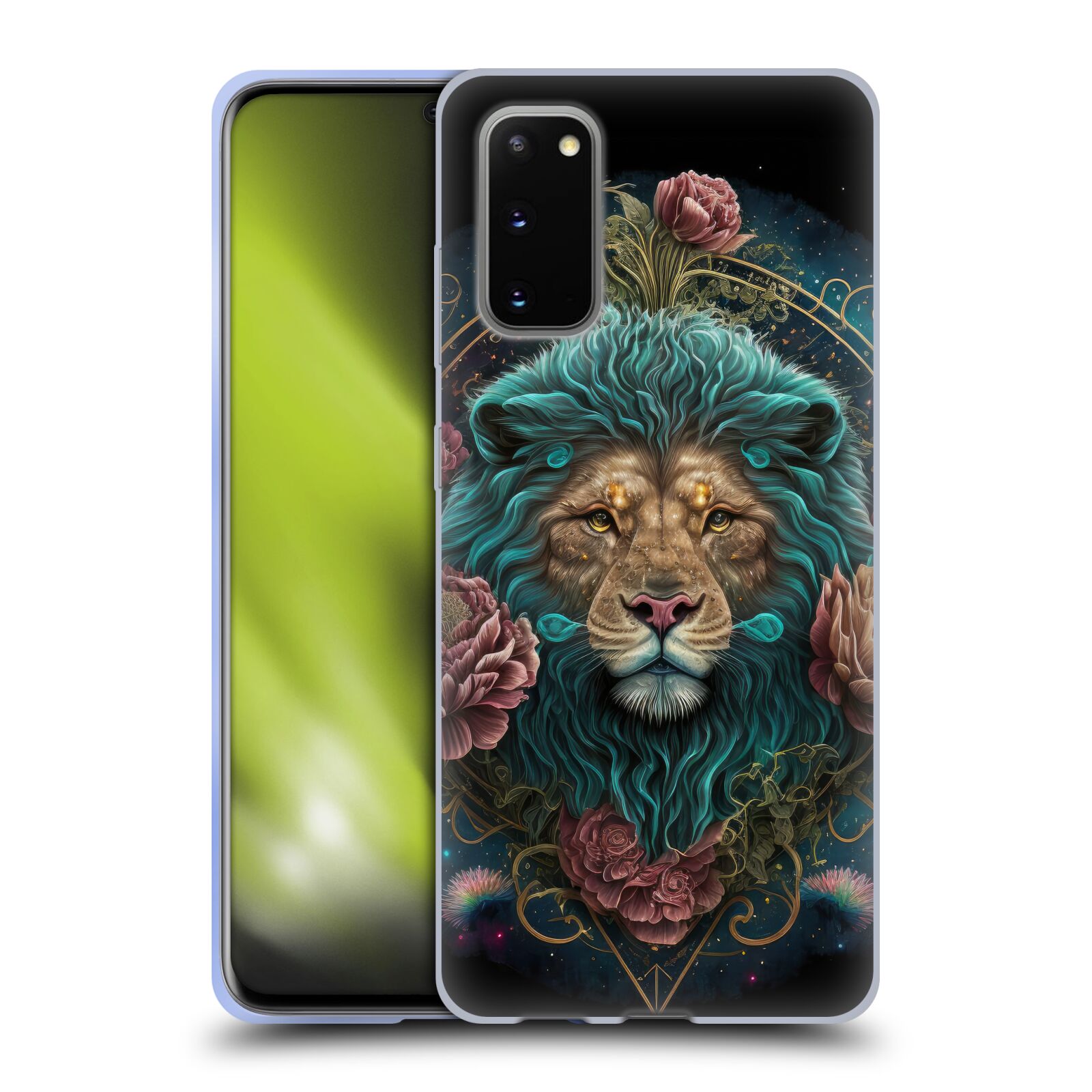 OFFICIEL SPACESCAPES LIONS FLORAUX ÉTUI COQUE EN GEL POUR SAMSUNG TÉLÉPHONES 1 - Photo 8 sur 14
