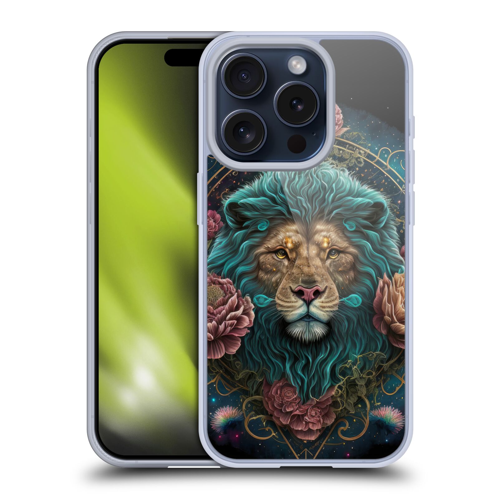 SPACESCAPES LIONS FLORAUX ÉTUI COQUE EN GEL MOLLE POUR APPLE iPHONE TÉLÉPHONES - Photo 8 sur 14