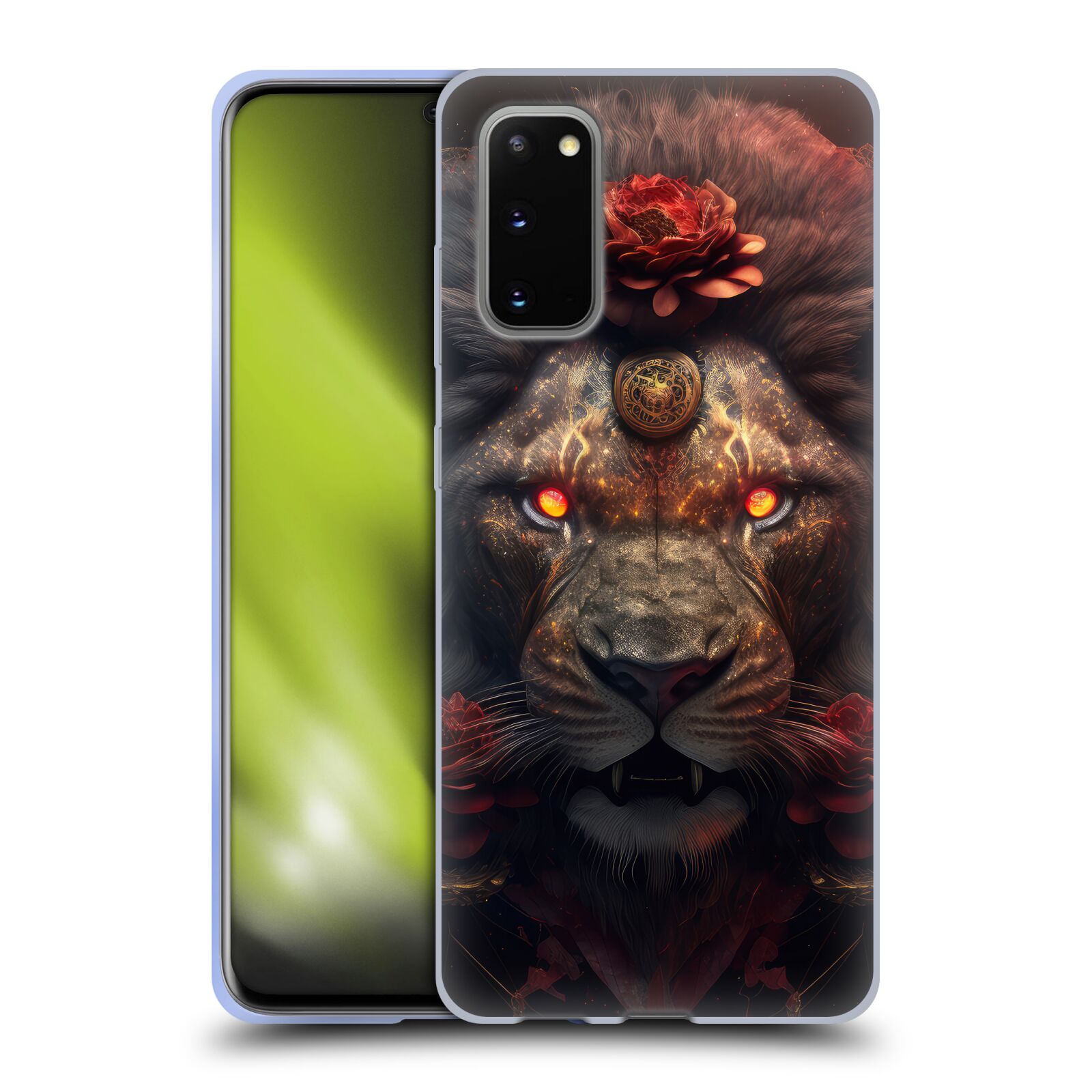 OFFICIEL SPACESCAPES LIONS FLORAUX ÉTUI COQUE EN GEL POUR SAMSUNG TÉLÉPHONES 1 - Photo 9 sur 14