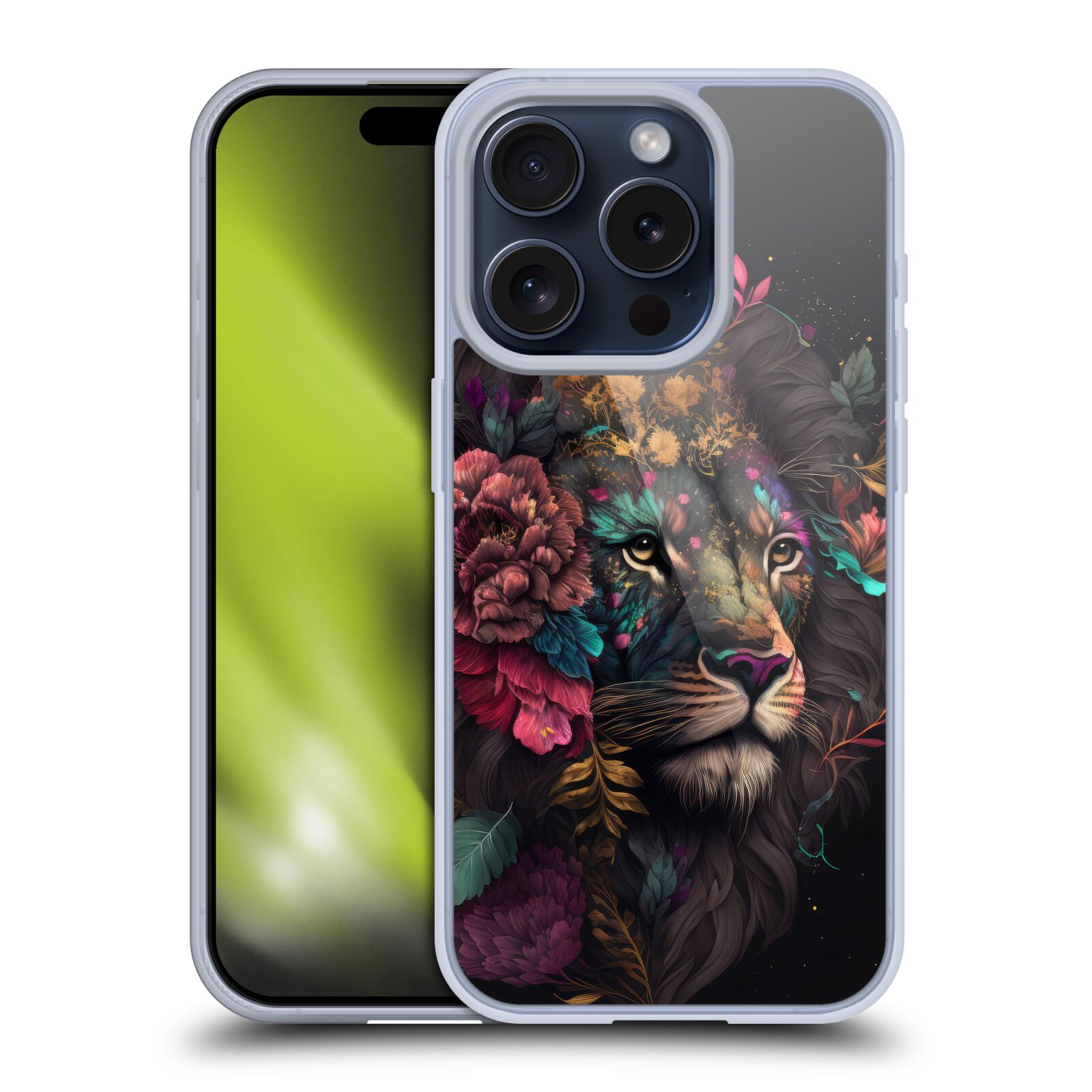 SPACESCAPES LIONS FLORAUX ÉTUI COQUE EN GEL MOLLE POUR APPLE iPHONE TÉLÉPHONES - Photo 14 sur 14