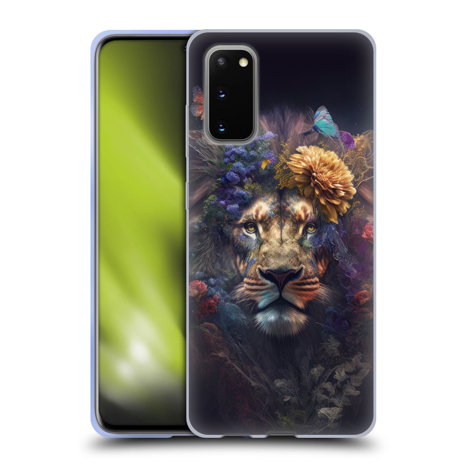 OFFICIEL SPACESCAPES LIONS FLORAUX ÉTUI COQUE EN GEL POUR SAMSUNG TÉLÉPHONES 1 - Photo 12 sur 14