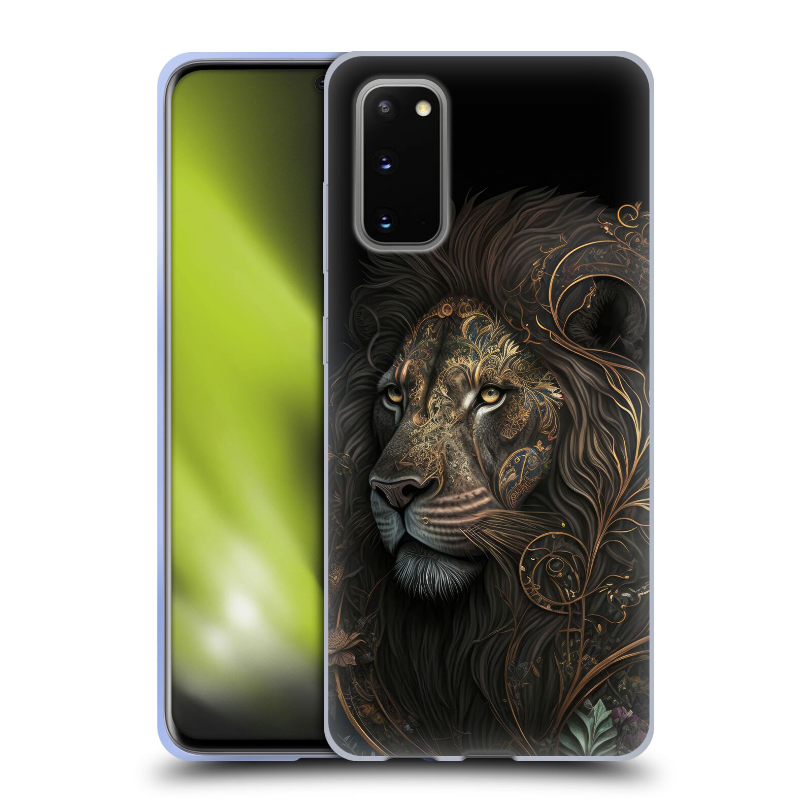 OFFICIEL SPACESCAPES LIONS FLORAUX ÉTUI COQUE EN GEL POUR SAMSUNG TÉLÉPHONES 1 - Photo 11 sur 14