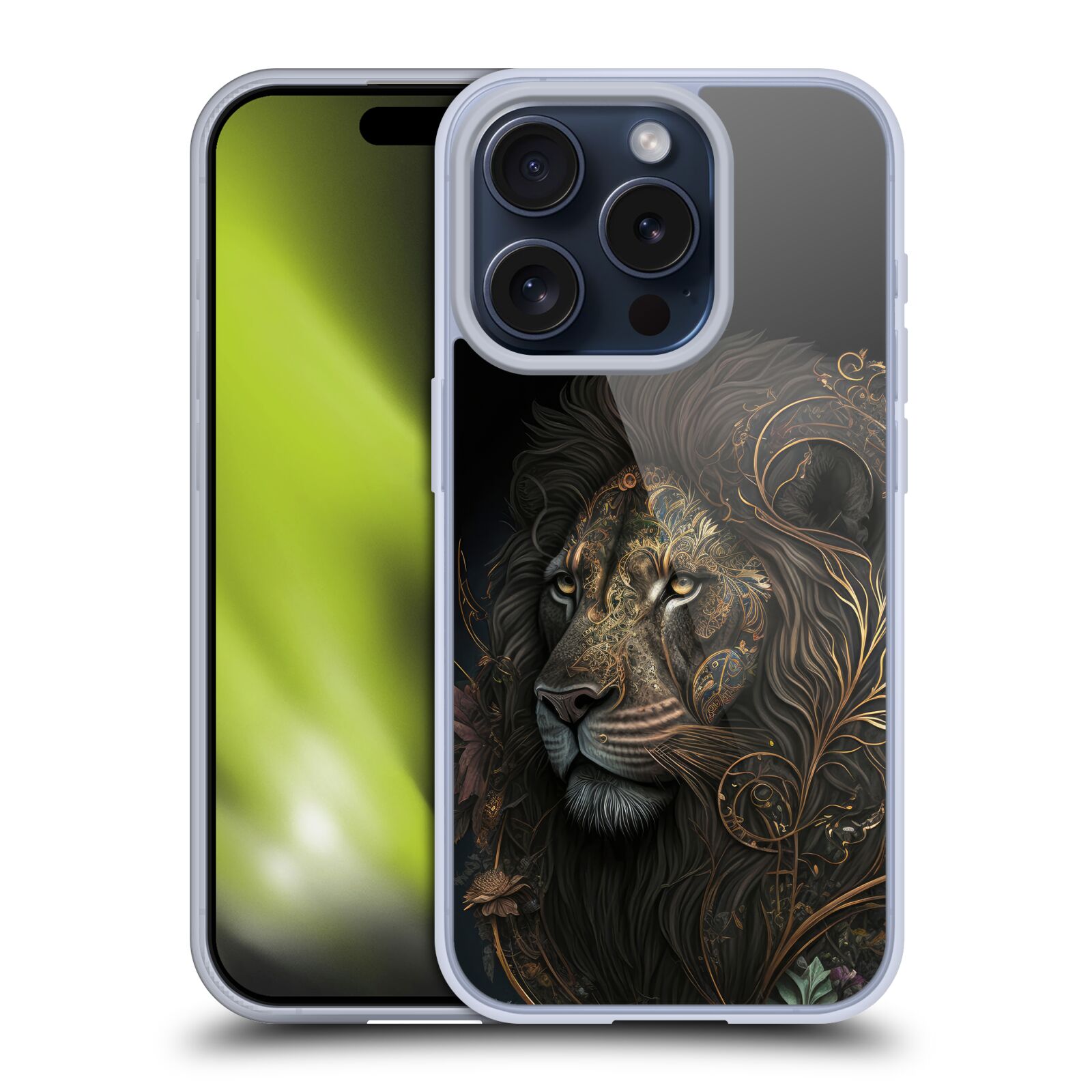 SPACESCAPES LIONS FLORAUX ÉTUI COQUE EN GEL MOLLE POUR APPLE iPHONE TÉLÉPHONES - Photo 11 sur 14