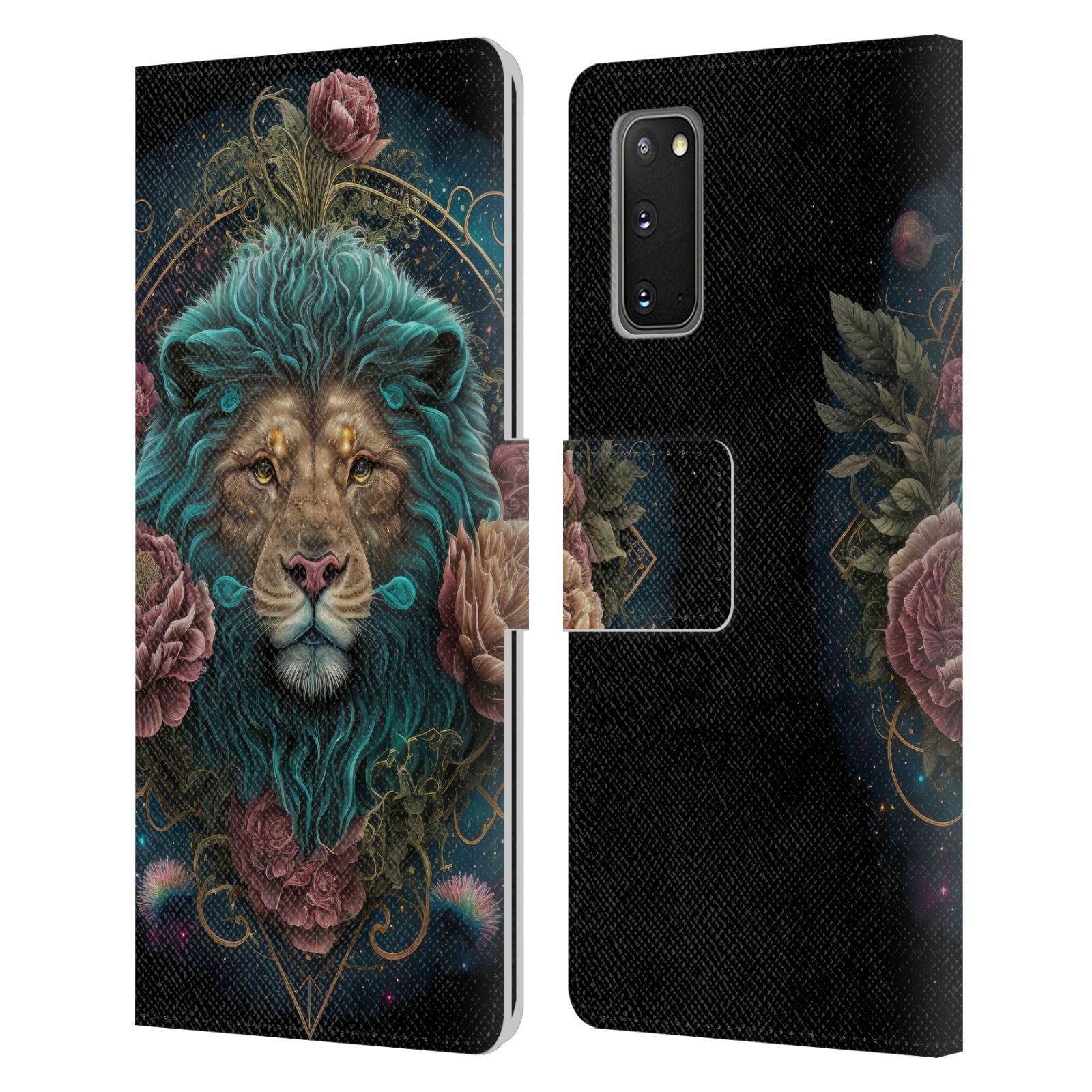 OFFICIEL SPACESCAPES LIONS FLORAUX ÉTUI COQUE EN CUIR POUR SAMSUNG TÉLÉPHONES 1 - Photo 7 sur 13