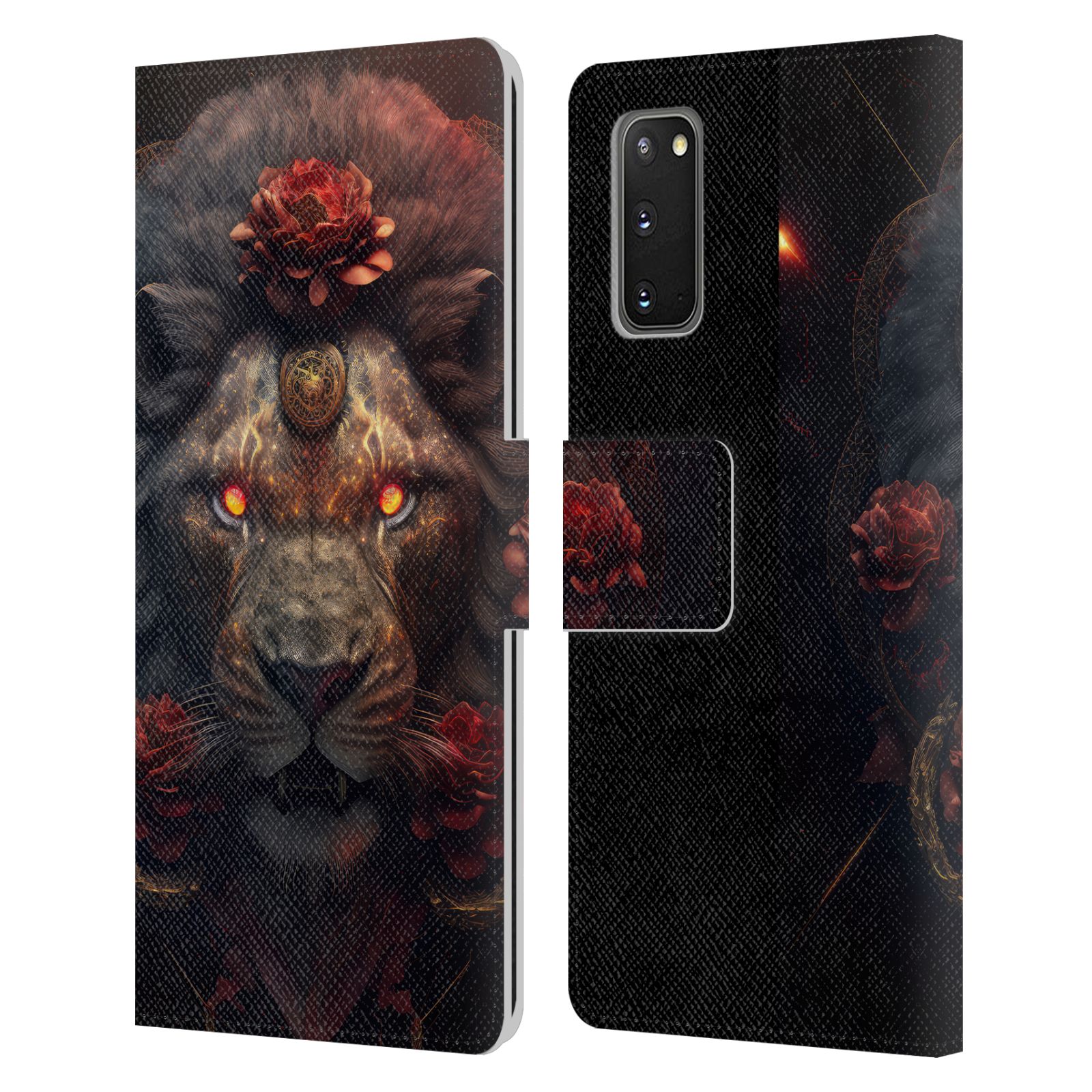 OFFICIEL SPACESCAPES LIONS FLORAUX ÉTUI COQUE EN CUIR POUR SAMSUNG TÉLÉPHONES 1 - Photo 8 sur 13
