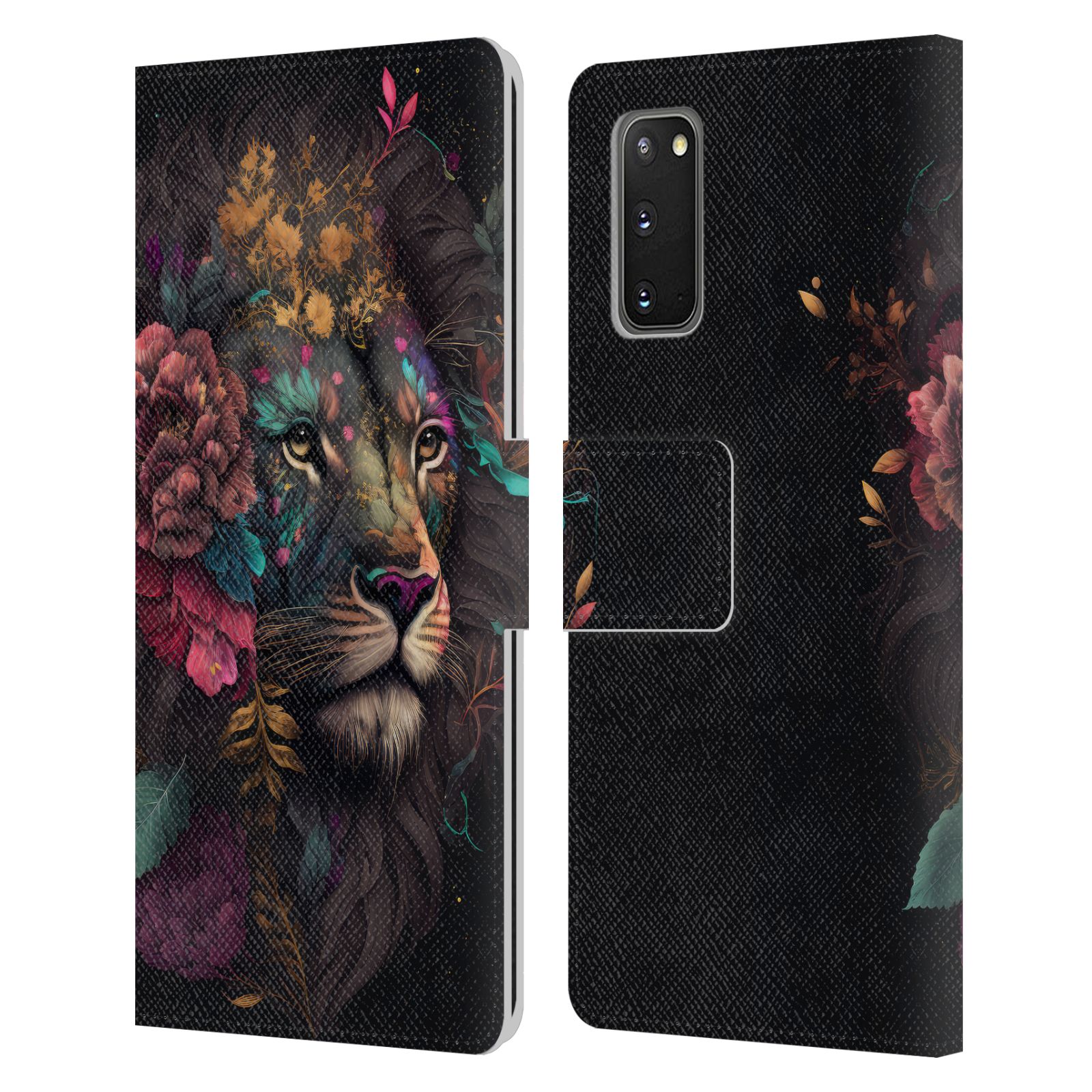 OFFICIEL SPACESCAPES LIONS FLORAUX ÉTUI COQUE EN CUIR POUR SAMSUNG TÉLÉPHONES 1 - Photo 13 sur 13