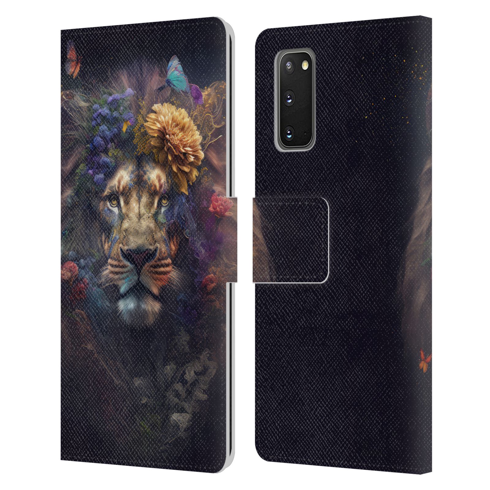 OFFICIEL SPACESCAPES LIONS FLORAUX ÉTUI COQUE EN CUIR POUR SAMSUNG TÉLÉPHONES 1 - Photo 11 sur 13