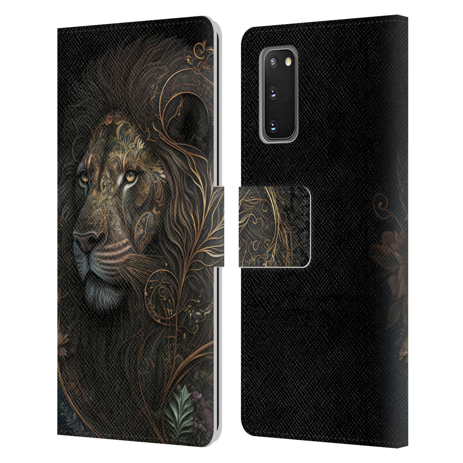 OFFICIEL SPACESCAPES LIONS FLORAUX ÉTUI COQUE EN CUIR POUR SAMSUNG TÉLÉPHONES 1 - Photo 10 sur 13