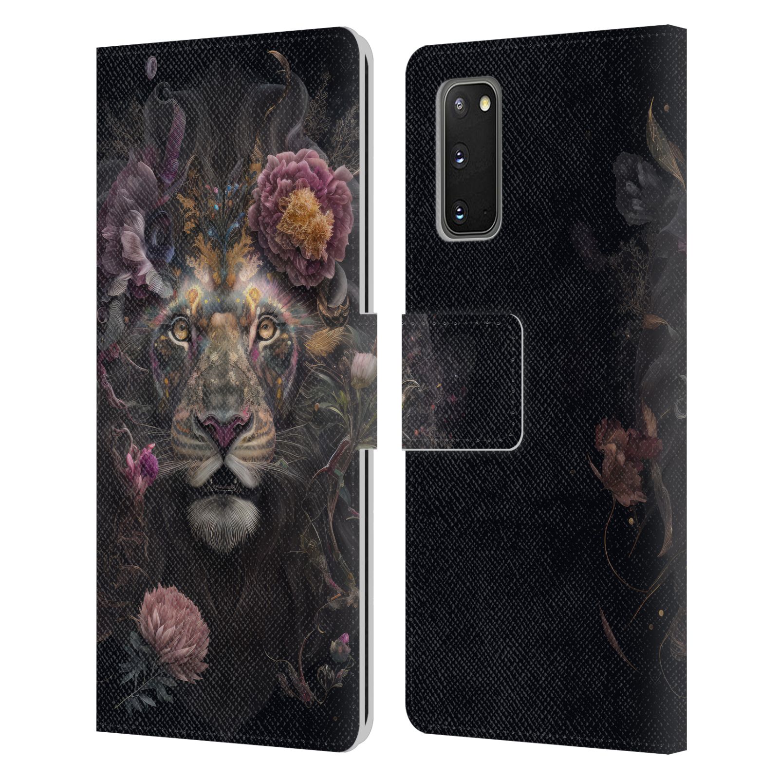 OFFICIEL SPACESCAPES LIONS FLORAUX ÉTUI COQUE EN CUIR POUR SAMSUNG TÉLÉPHONES 1 - Photo 9 sur 13