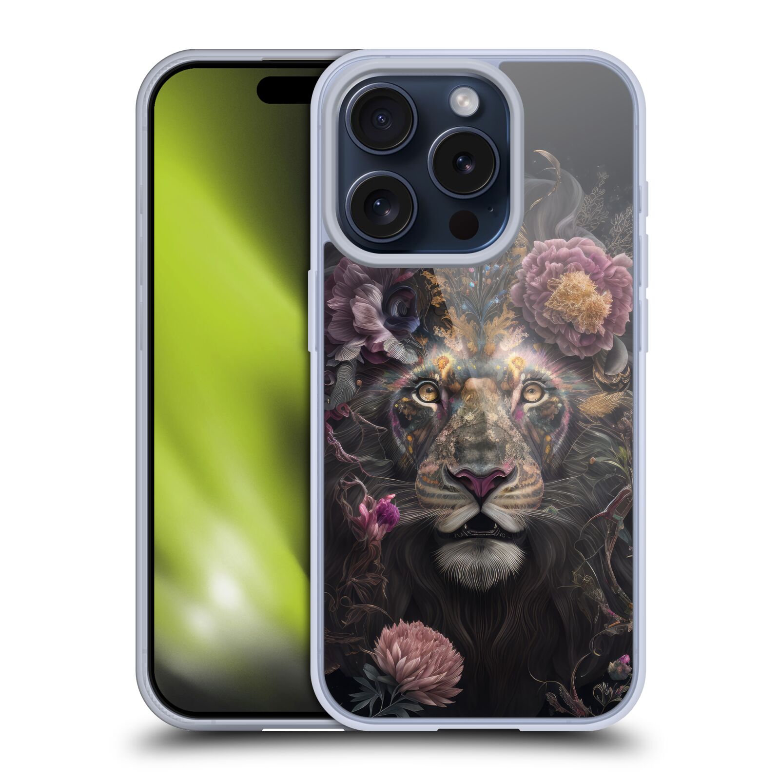 SPACESCAPES LIONS FLORAUX ÉTUI COQUE EN GEL MOLLE POUR APPLE iPHONE TÉLÉPHONES - Photo 10 sur 14