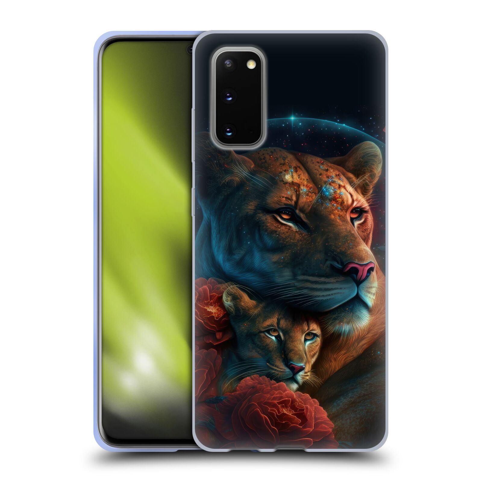 OFFICIEL SPACESCAPES LIONS FLORAUX ÉTUI COQUE EN GEL POUR SAMSUNG TÉLÉPHONES 1 - Photo 13 sur 14