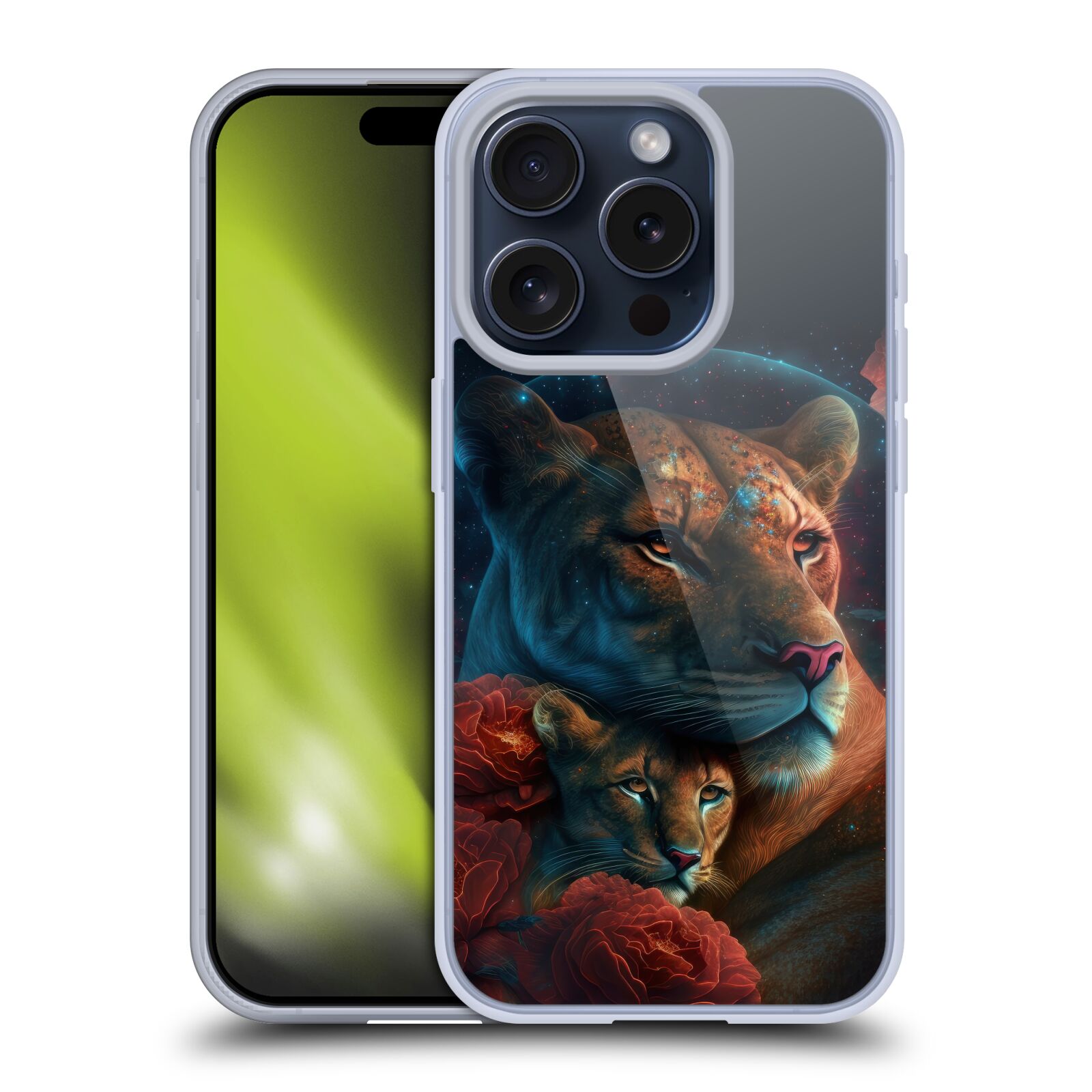 SPACESCAPES LIONS FLORAUX ÉTUI COQUE EN GEL MOLLE POUR APPLE iPHONE TÉLÉPHONES - Photo 13 sur 14