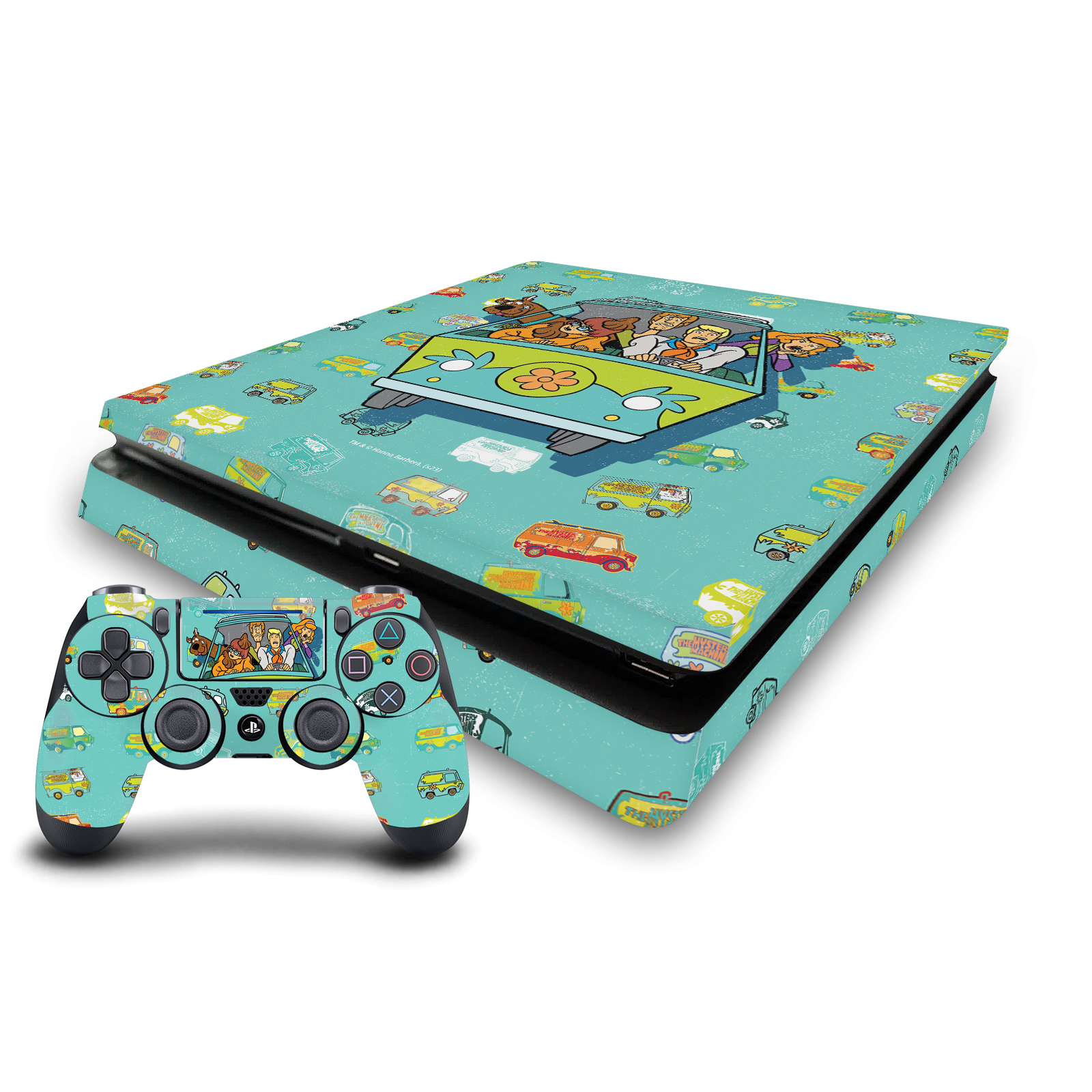 Mystery Machine Gaming Skin for PS4 Slim Console + DualShock 4