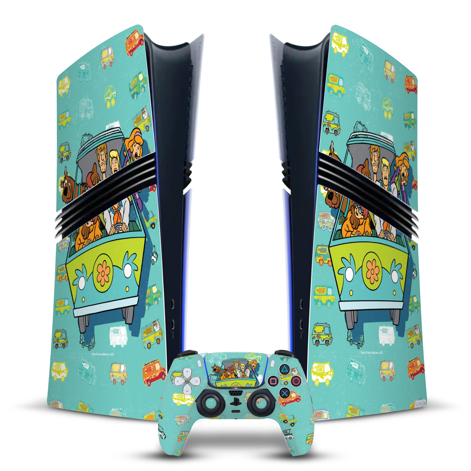 Mystery Machine Gaming Skin for PS5 Pro Digital Console + Controller