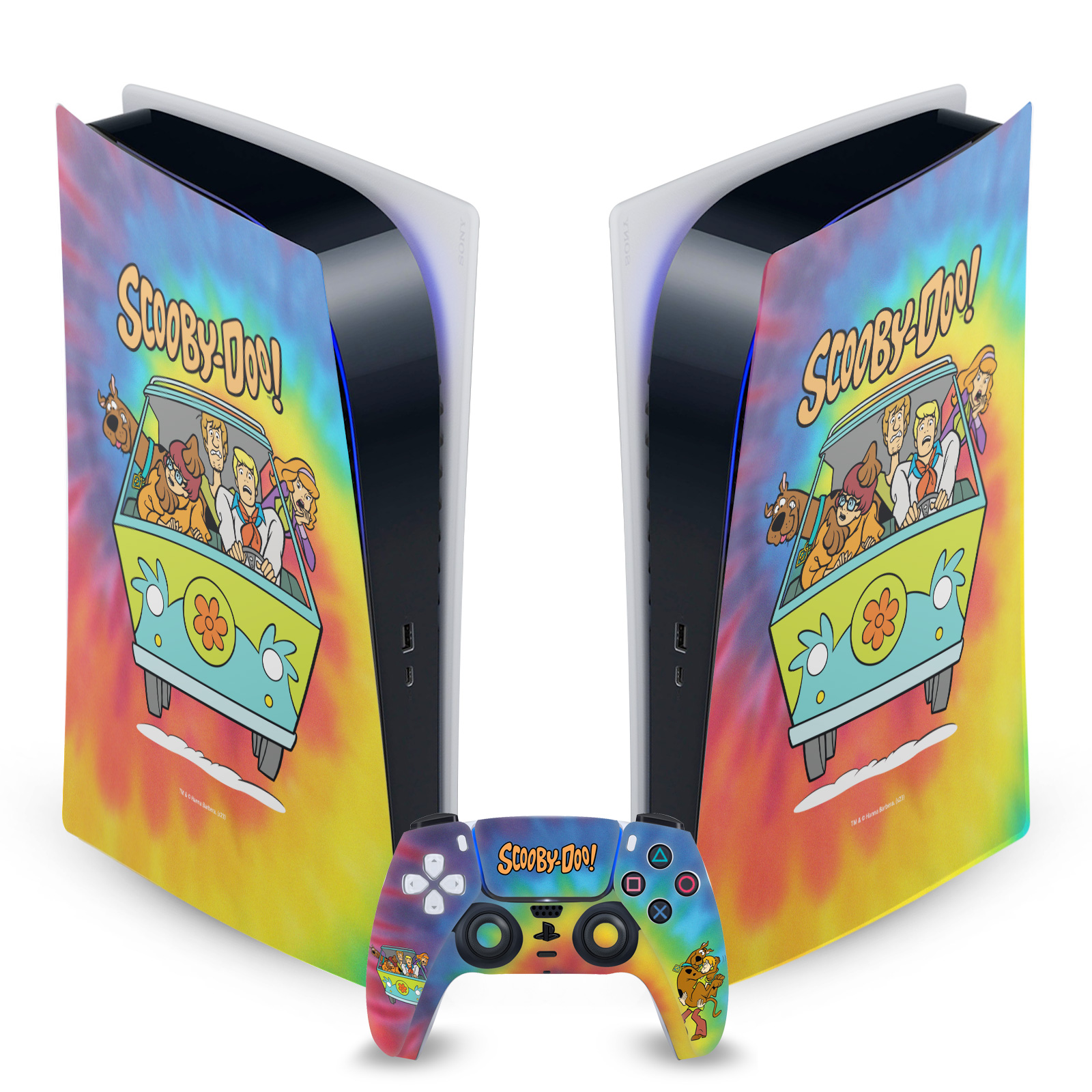 OFFICIAL SCOOBY-DOO GRAPHICS VINYL SKIN FOR SONY PS5 DIGITAL EDITION BUNDLE