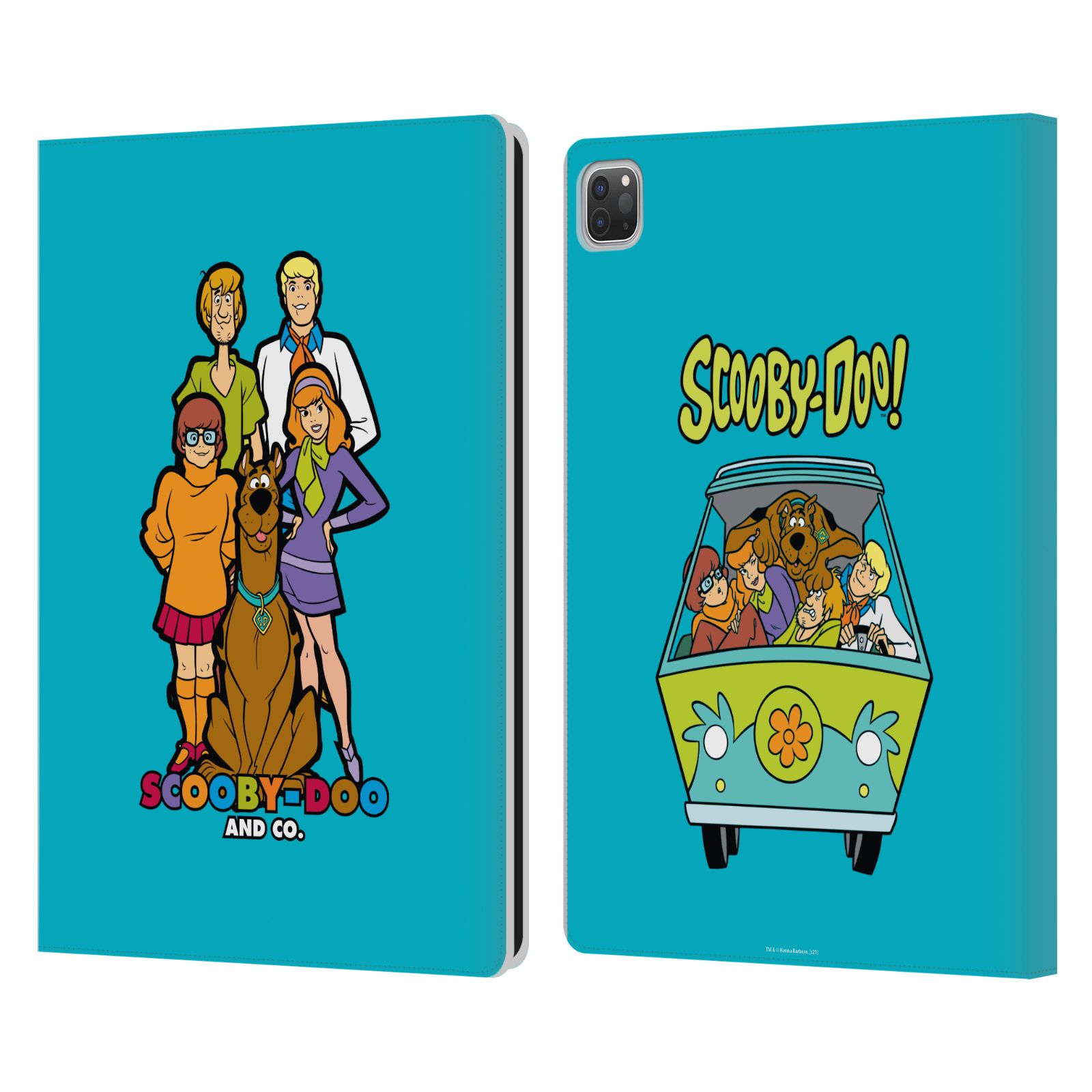 OFFICIAL SCOOBY-DOO MYSTERY INC. LEATHER BOOK WALLET CASE COVER FOR APPLE iPAD - Picture 11 of 13