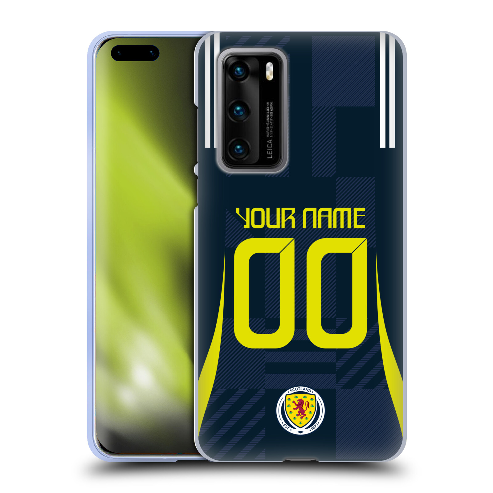 PERSONALISED SCOTLAND NATIONAL TEAM 2024/25 KIT SOFT GEL CASE FOR HUAWEI PHONES - 第 9/9 張圖片