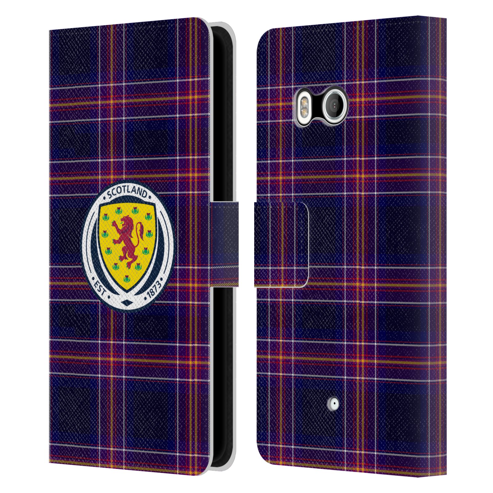 SCOTLAND NATIONAL FOOTBALL TEAM LOGO 2 LEATHER BOOK WALLET CASE FOR HTC PHONES 1 - Picture 7 of 7