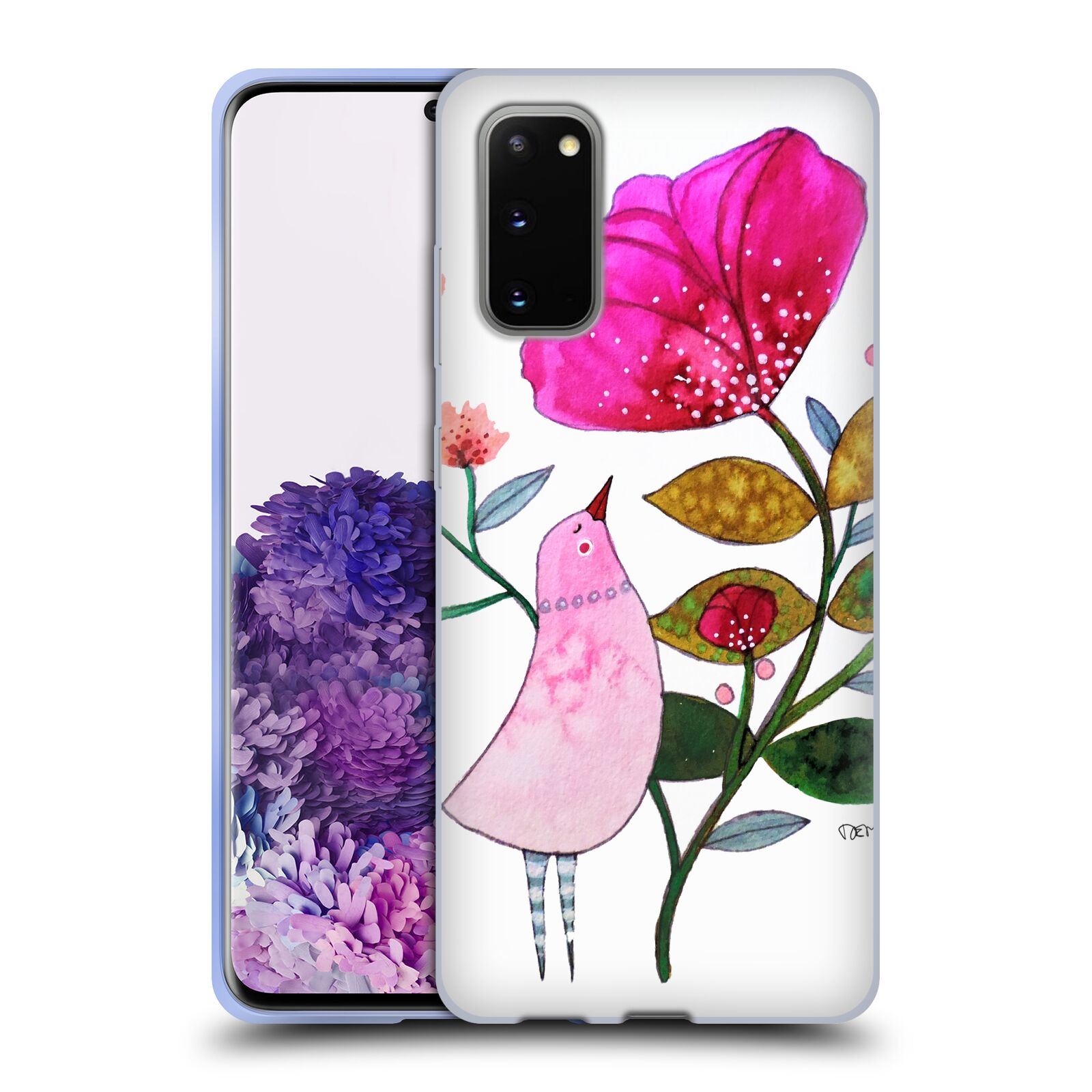 OFFICIAL SYLVIE DEMERS BIRDS 3 SOFT GEL CASE FOR SAMSUNG PHONES 1 - Picture 9 of 22
