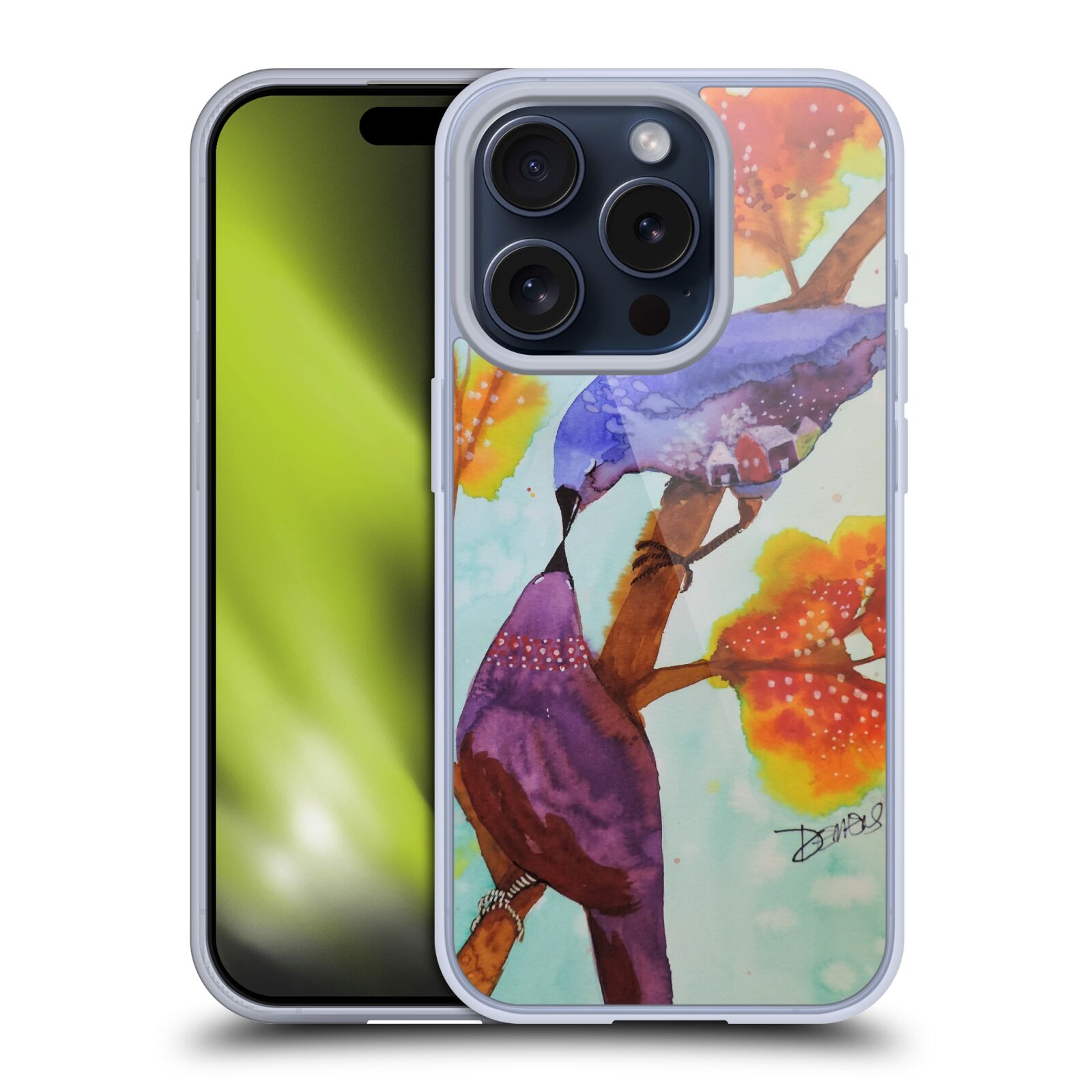 SYLVIE DEMERS BIRDS 3 GEL CASE COMPATIBLE WITH APPLE iPHONE PHONES/MAGSAFE - Picture 11 of 18