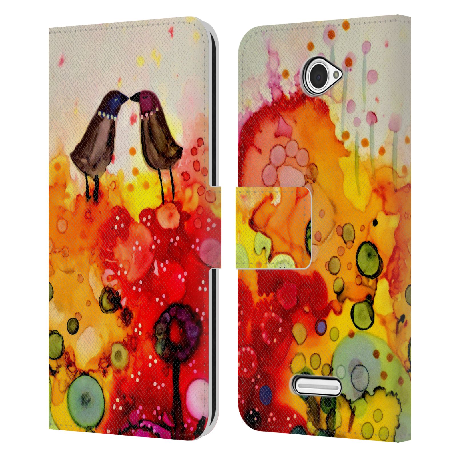 OFFICIAL SYLVIE DEMERS BIRDS 3 LEATHER BOOK WALLET CASE COVER FOR SONY PHONES 2 - Foto 6 di 20