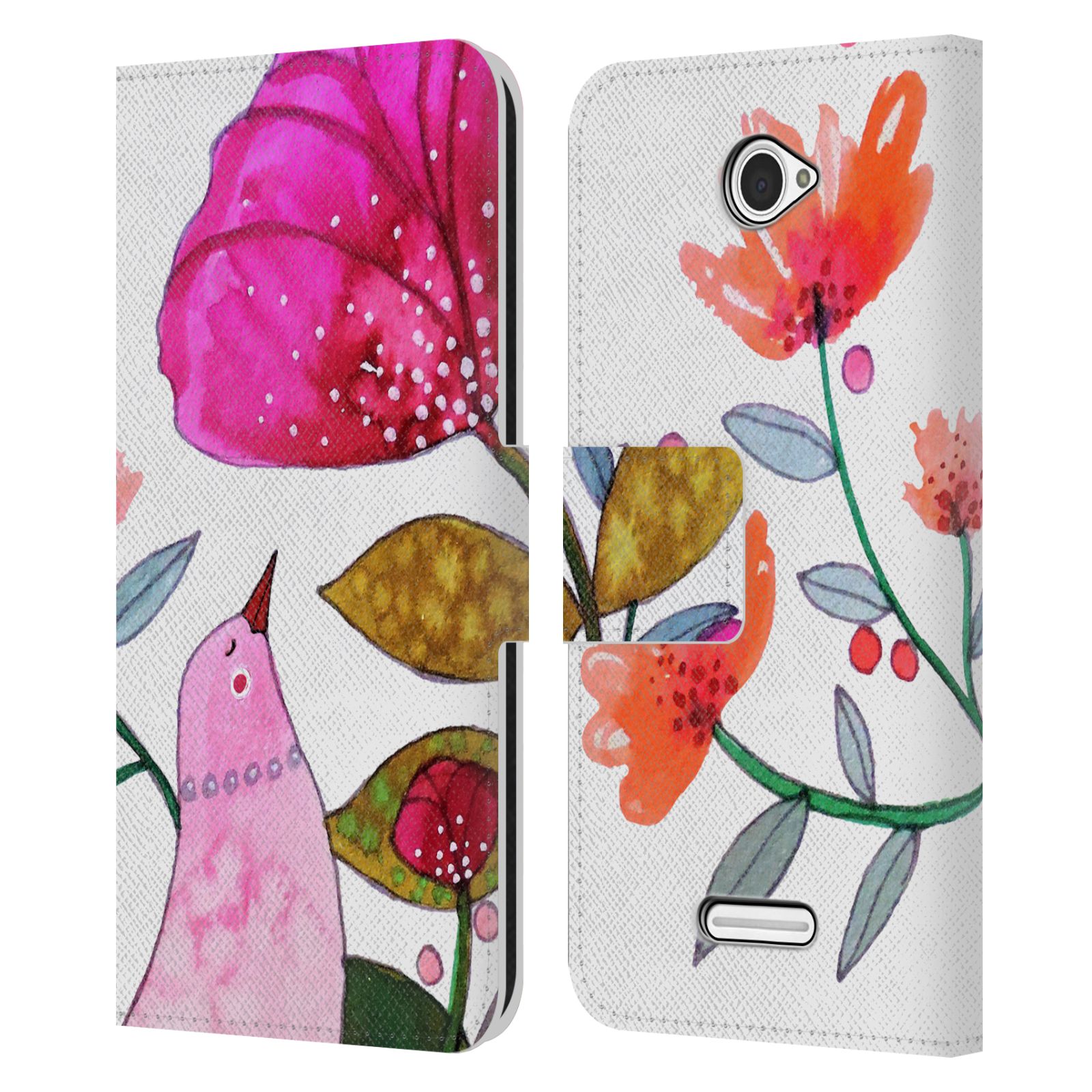 OFFICIAL SYLVIE DEMERS BIRDS 3 LEATHER BOOK WALLET CASE COVER FOR SONY PHONES 2 - Foto 7 di 20