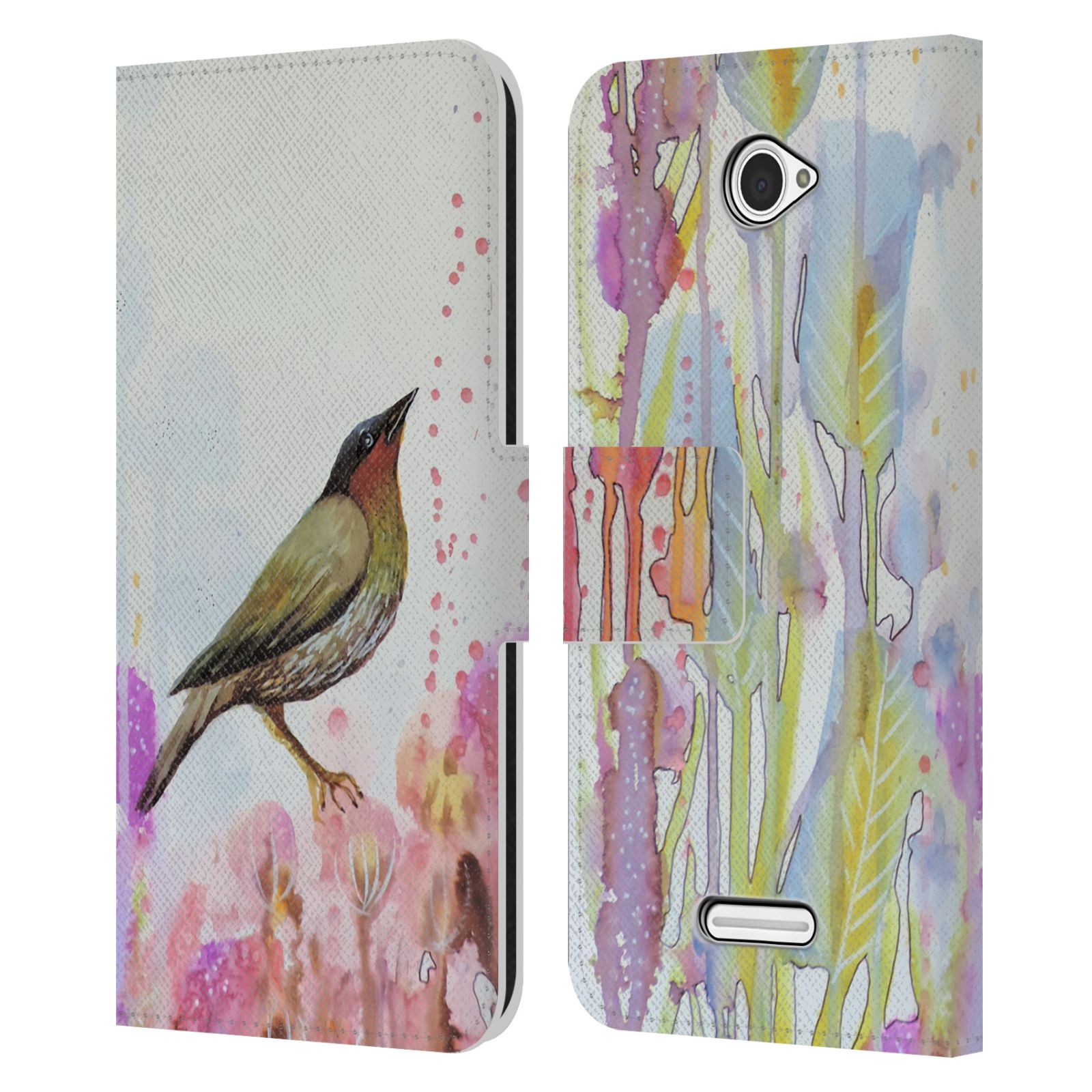 OFFICIAL SYLVIE DEMERS BIRDS 3 LEATHER BOOK WALLET CASE COVER FOR SONY PHONES 2 - Foto 8 di 20