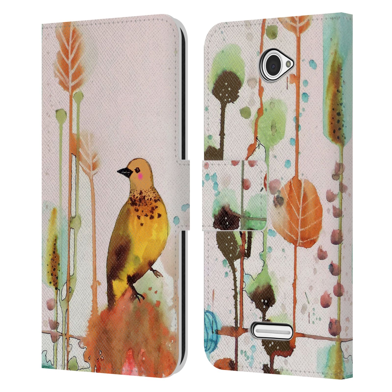 OFFICIAL SYLVIE DEMERS BIRDS 3 LEATHER BOOK WALLET CASE COVER FOR SONY PHONES 2 - Foto 10 di 20