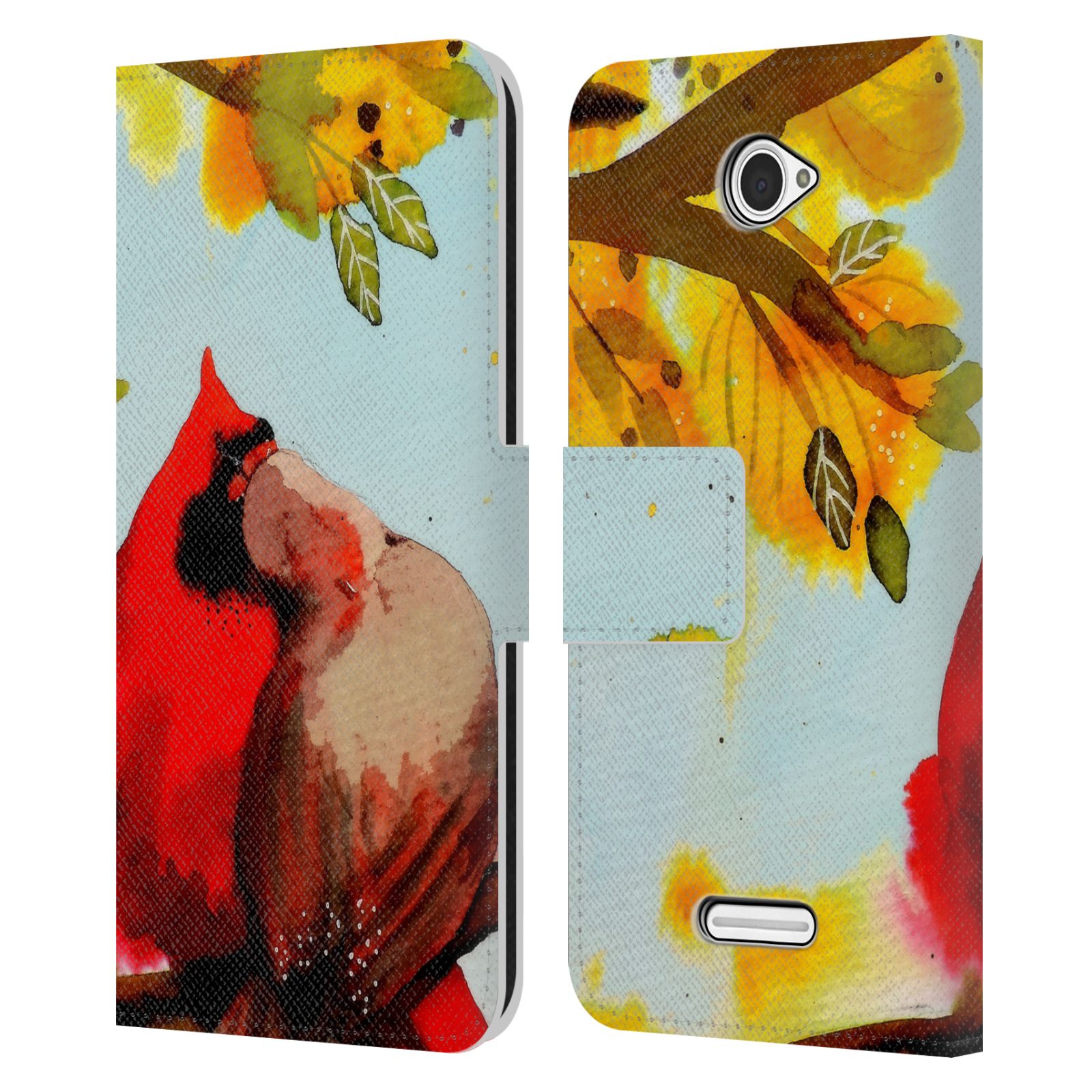 OFFICIAL SYLVIE DEMERS BIRDS 3 LEATHER BOOK WALLET CASE COVER FOR SONY PHONES 2 - Foto 12 di 20