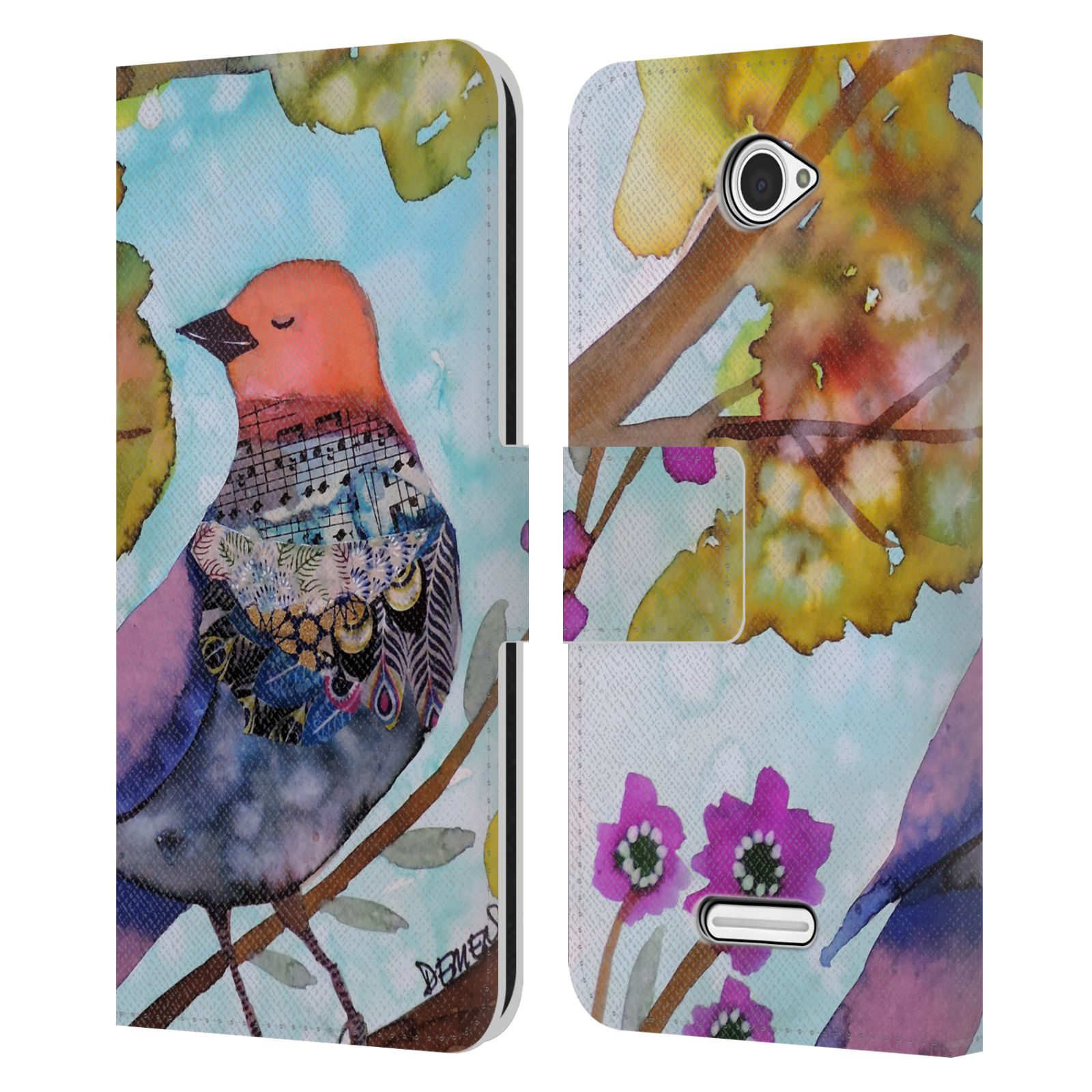 OFFICIAL SYLVIE DEMERS BIRDS 3 LEATHER BOOK WALLET CASE COVER FOR SONY PHONES 2 - Foto 14 di 20
