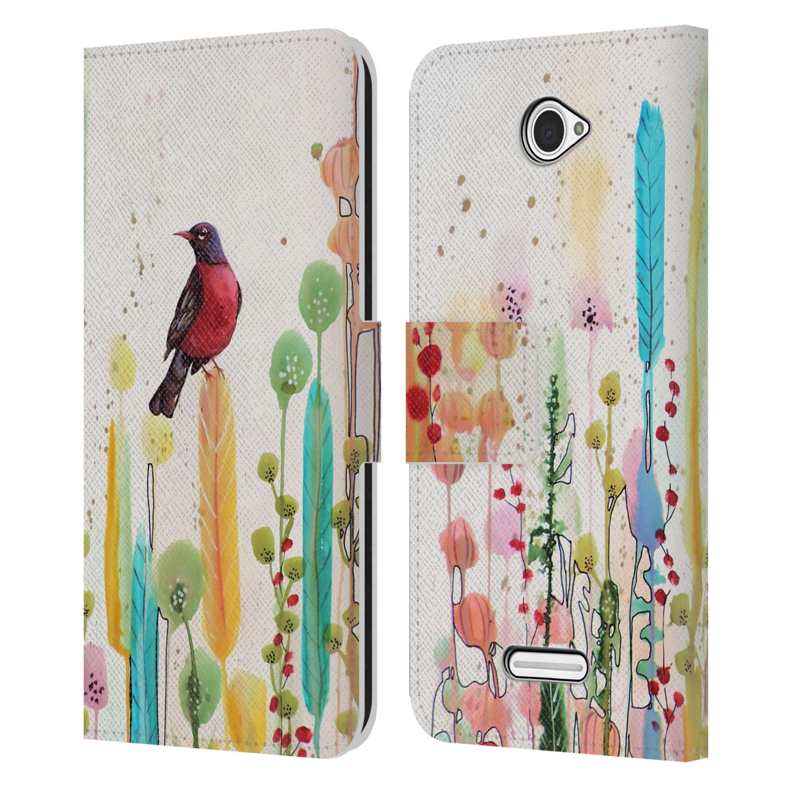 OFFICIAL SYLVIE DEMERS BIRDS 3 LEATHER BOOK WALLET CASE COVER FOR SONY PHONES 2 - Foto 16 di 20