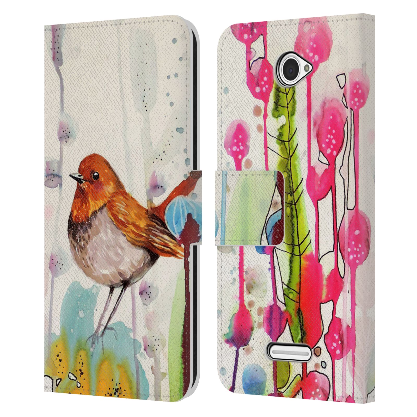 OFFICIAL SYLVIE DEMERS BIRDS 3 LEATHER BOOK WALLET CASE COVER FOR SONY PHONES 2 - Foto 17 di 20