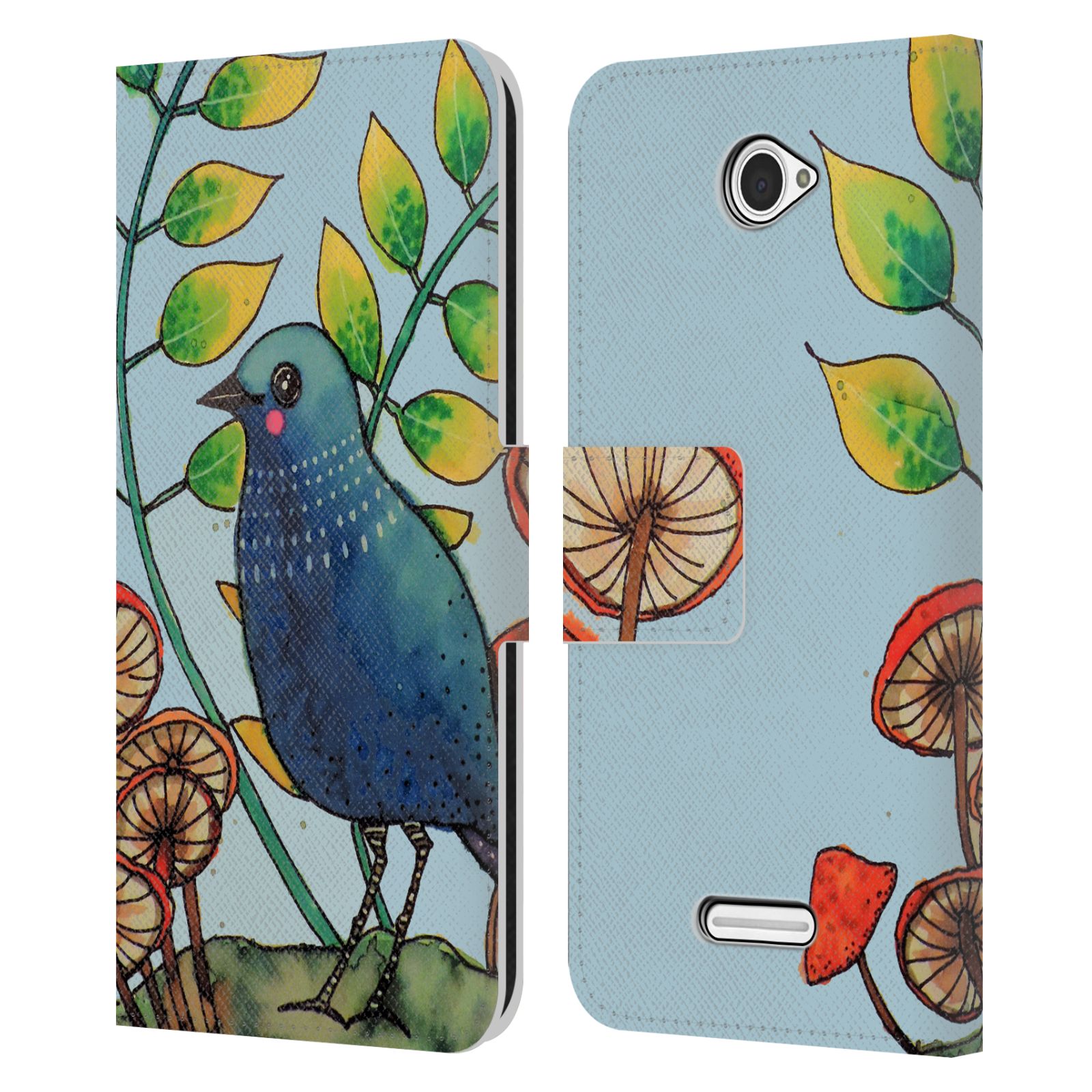 OFFICIAL SYLVIE DEMERS BIRDS 3 LEATHER BOOK WALLET CASE COVER FOR SONY PHONES 2 - Foto 18 di 20