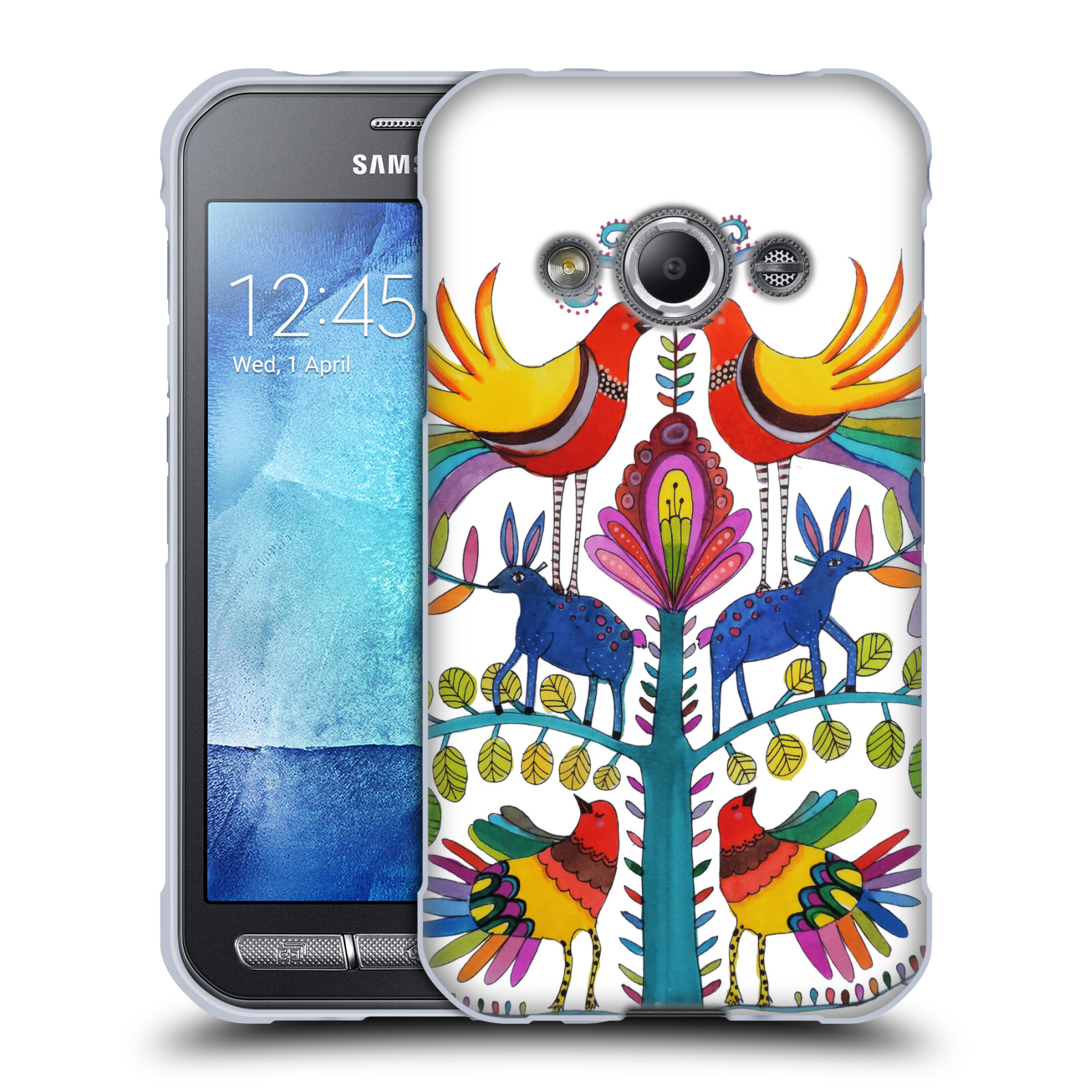 OFFICIAL SYLVIE DEMERS FLORAL SOFT GEL CASE FOR SAMSUNG PHONES 4