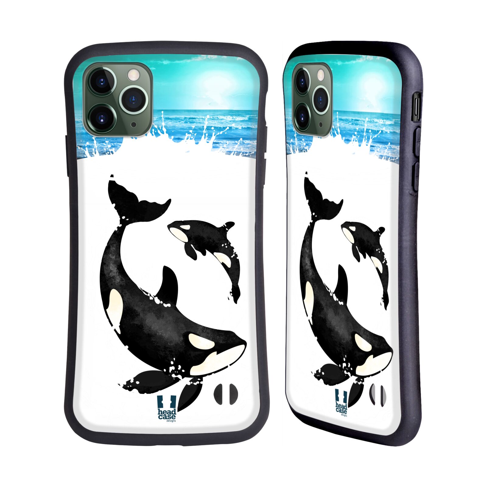 HEAD CASE DESIGNS SEA ANIMALS HYBRID CASE FOR APPLE iPHONES PHONES - Picture 9 of 10