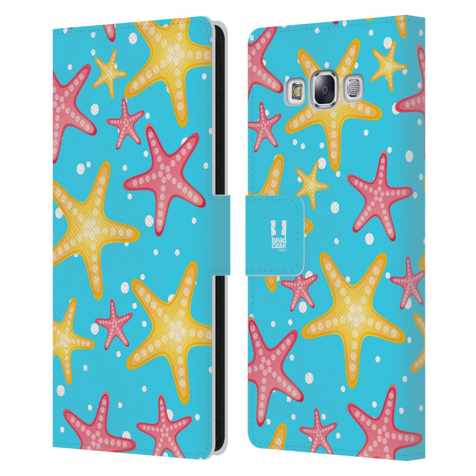 HEAD CASE DESIGNS SEA PRINTS LEATHER BOOK WALLET CASE COVER FOR SAMSUNG PHONES 3 - Picture 10 of 11