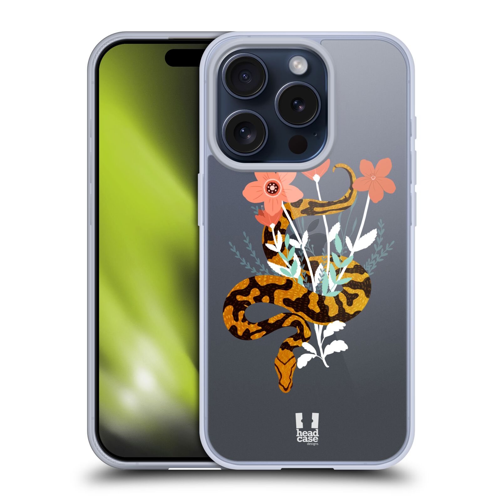 HEAD CASE DESIGNS SERPENT FLORAL ÉTUI COQUE EN GEL POUR APPLE iPHONE TÉLÉPHONES - Photo 10 sur 10