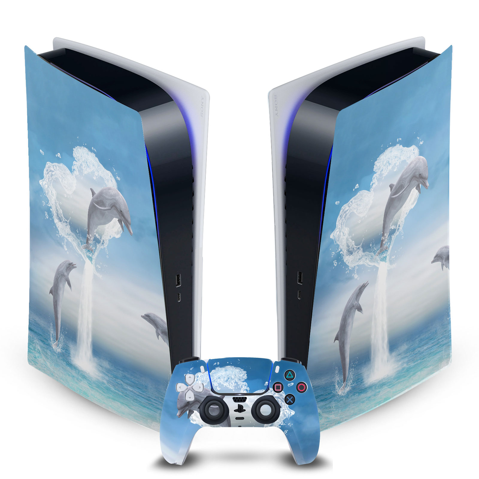 OFFICIAL SIMONE GATTERWE ART MIX VINYL SKIN FOR SONY PS5 DIGITAL EDITION BUNDLE