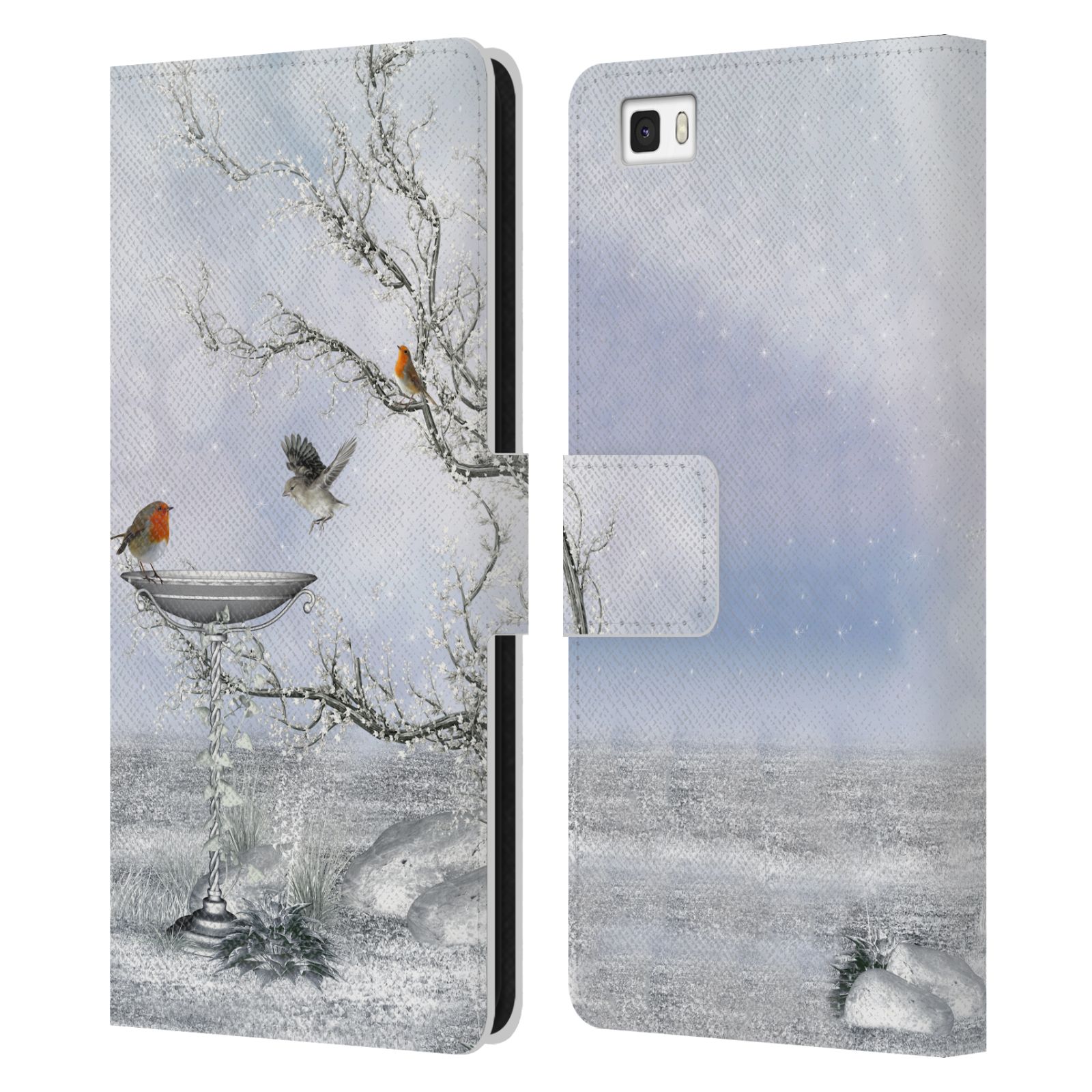 OFFICIAL SIMONE GATTERWE ANIMALS LEATHER BOOK WALLET CASE FOR HUAWEI PHONES 2 - Picture 7 of 7