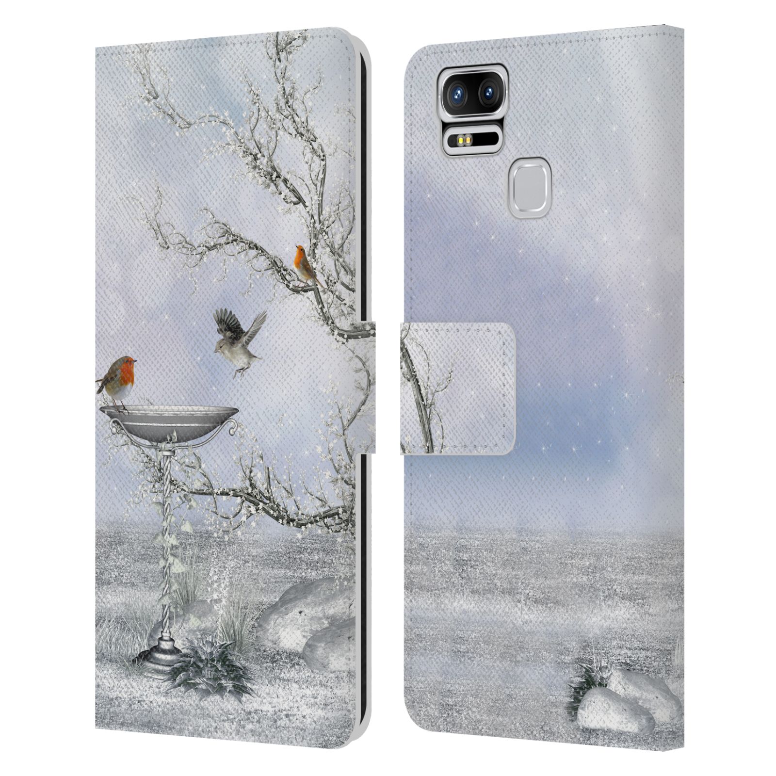 OFFICIAL SIMONE GATTERWE ANIMALS LEATHER BOOK CASE FOR ASUS ZENFONE PHONES - Picture 6 of 6