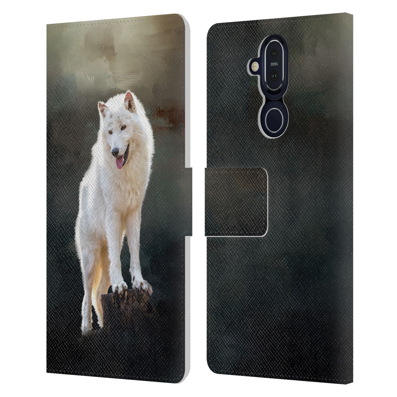 OFFICIAL SIMONE GATTERWE ANIMALS 2 LEATHER BOOK WALLET CASE FOR NOKIA PHONES