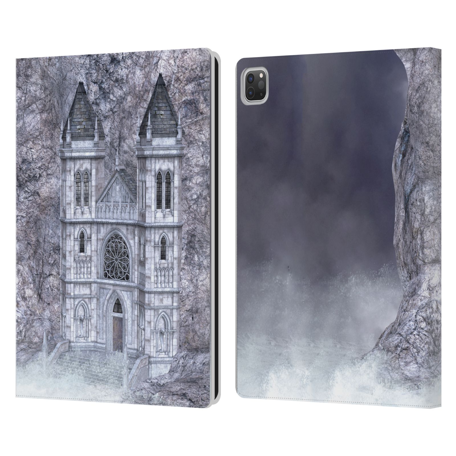 OFFICIAL SIMONE GATTERWE CASTLES AND PALACES LEATHER BOOK CASE FOR APPLE iPAD - Picture 7 of 20